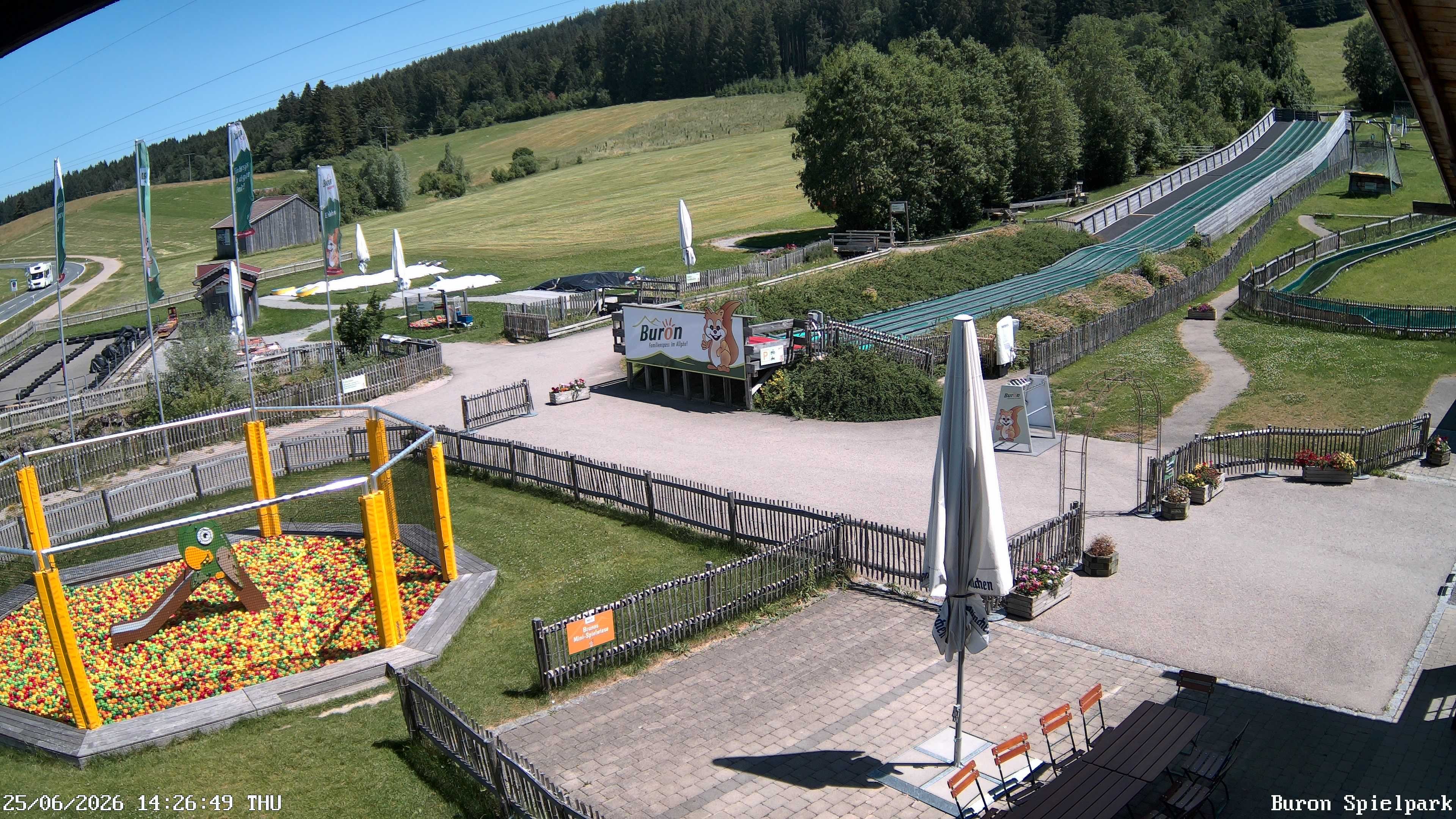 Archiv Foto Webcam Fernsicht auf den Gasthof Buron Stadl im Tal