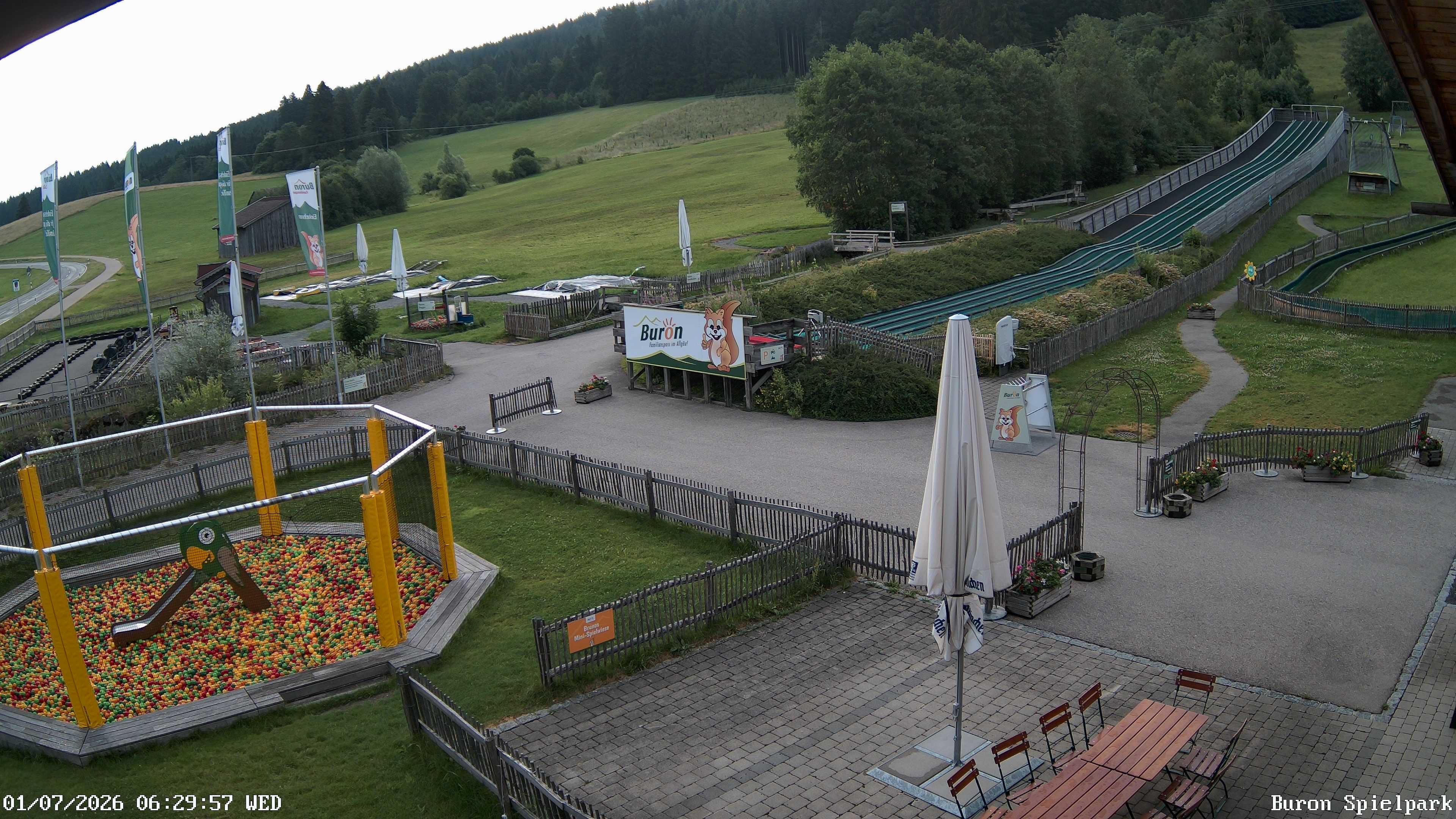 Archiv Foto Webcam Fernsicht auf den Gasthof Buron Stadl im Tal