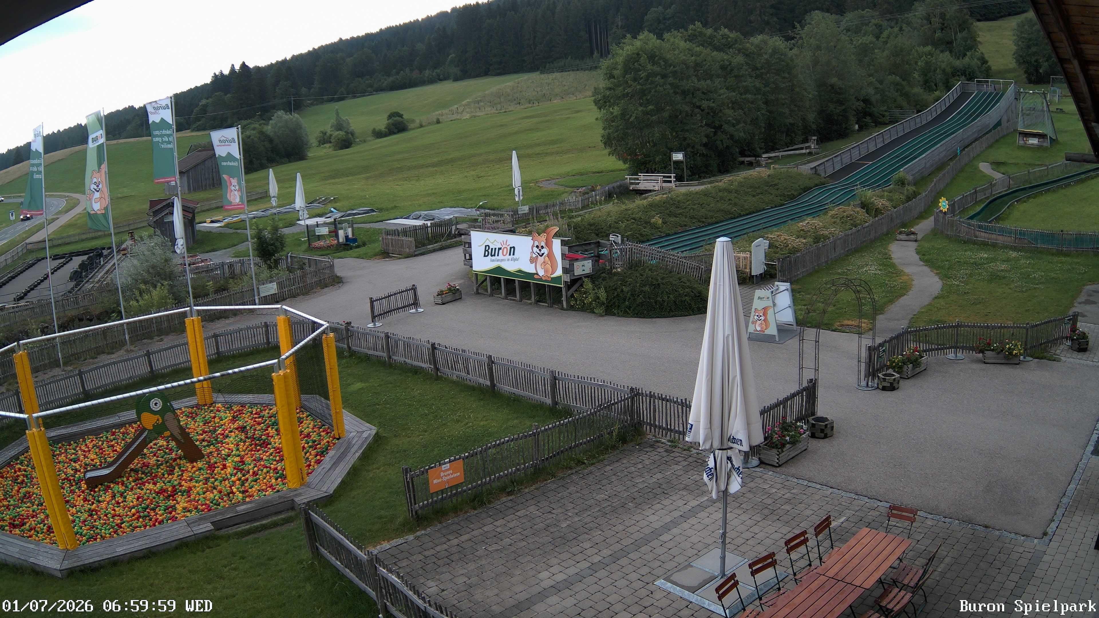 Archiv Foto Webcam Fernsicht auf den Gasthof Buron Stadl im Tal