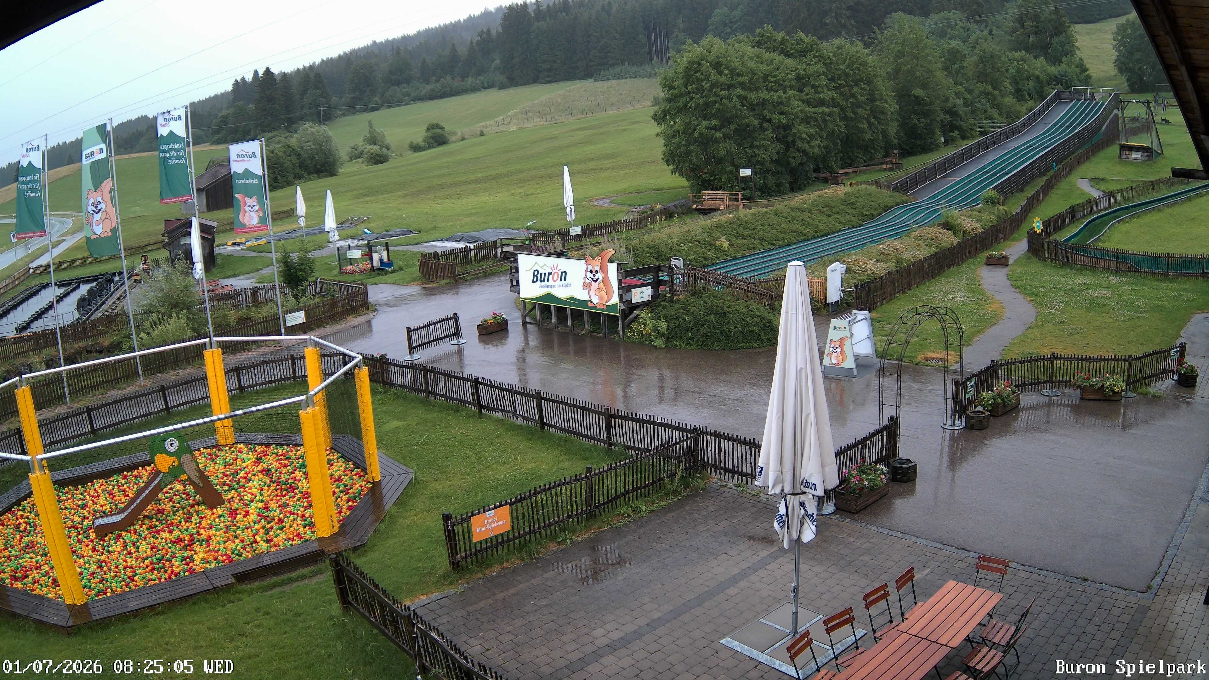 Archiv Foto Webcam Fernsicht auf den Gasthof Buron Stadl im Tal
