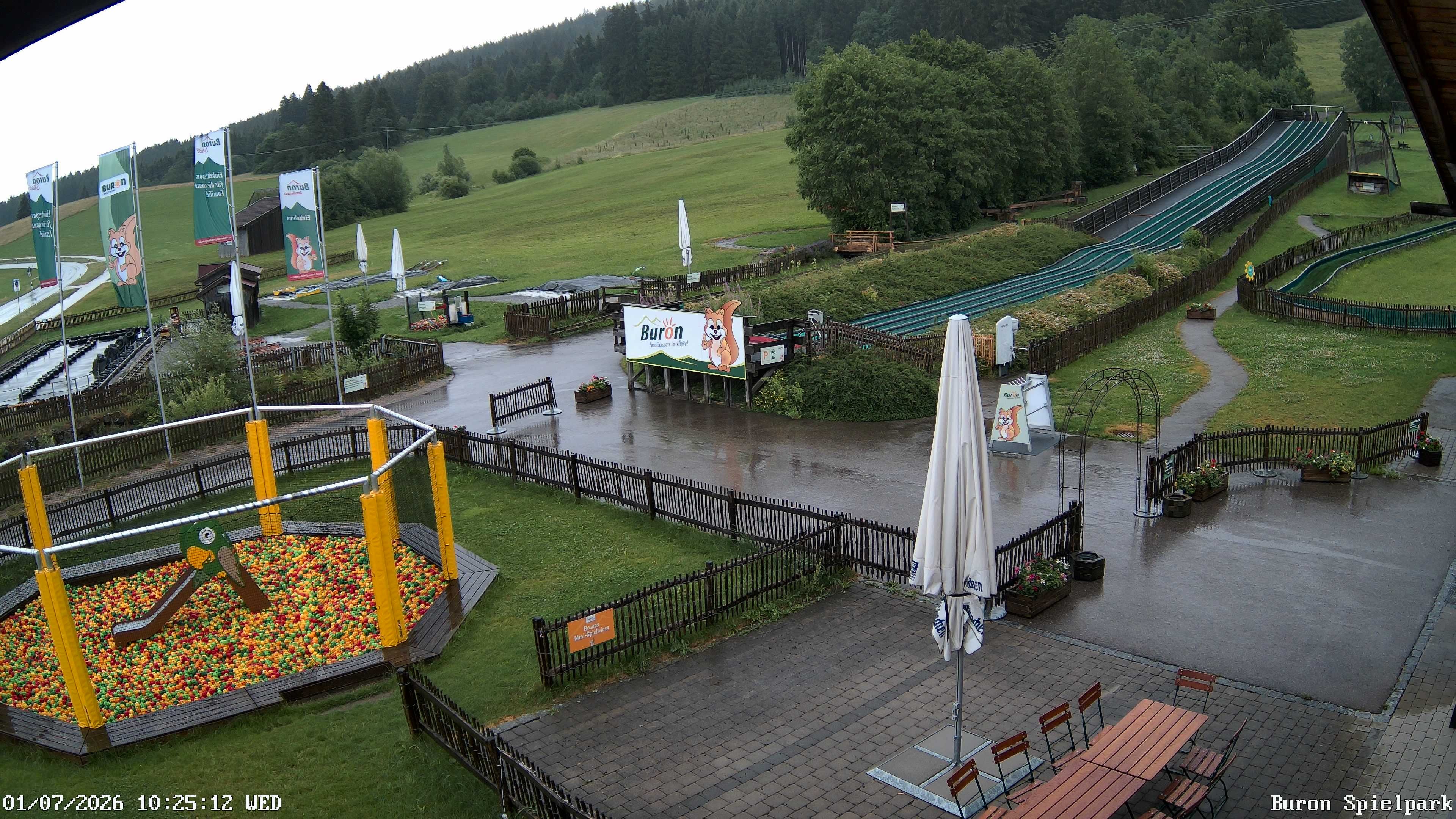 Archiv Foto Webcam Fernsicht auf den Gasthof Buron Stadl im Tal