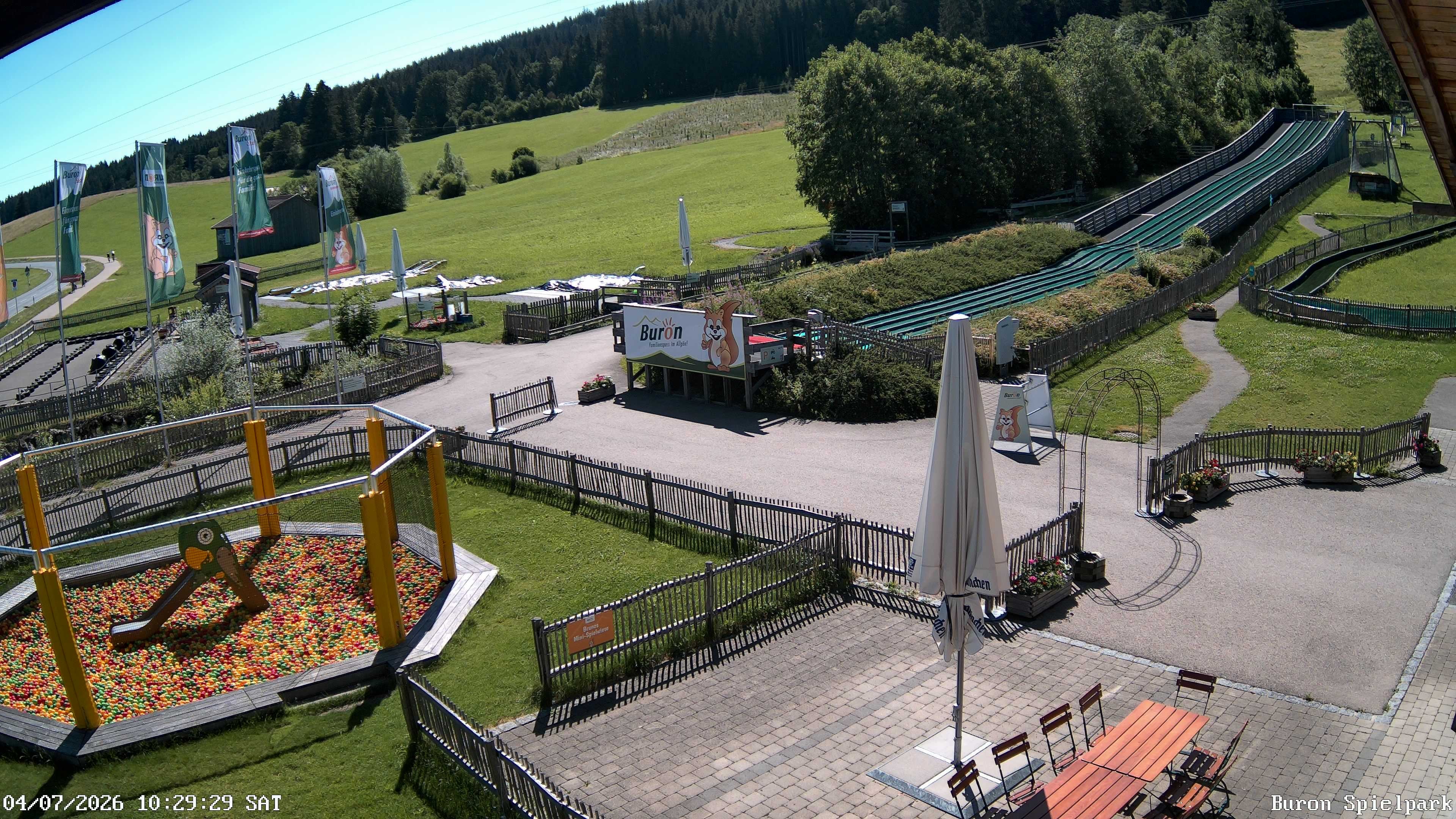 Archiv Foto Webcam Fernsicht auf den Gasthof Buron Stadl im Tal