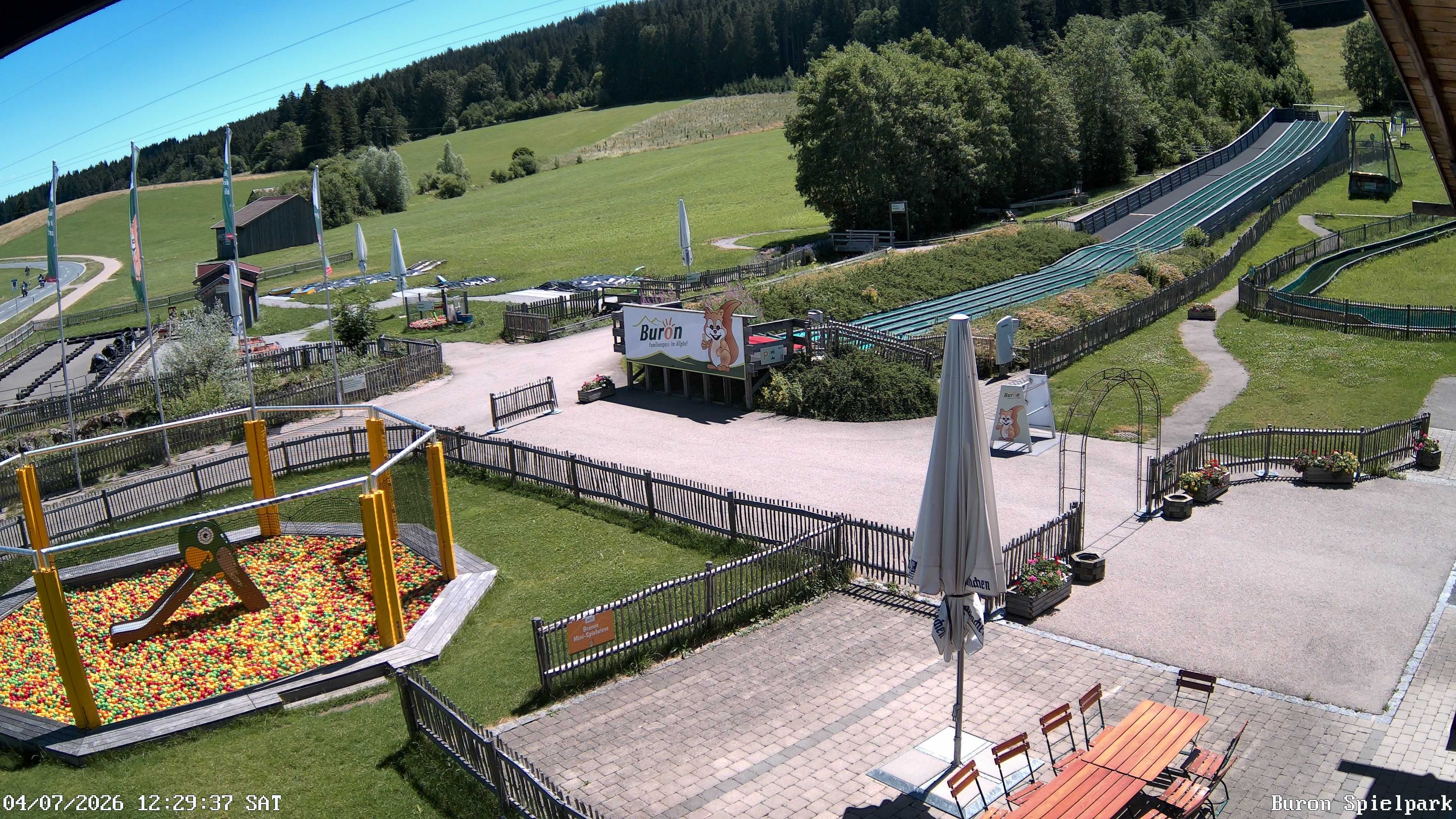 Archiv Foto Webcam Fernsicht auf den Gasthof Buron Stadl im Tal