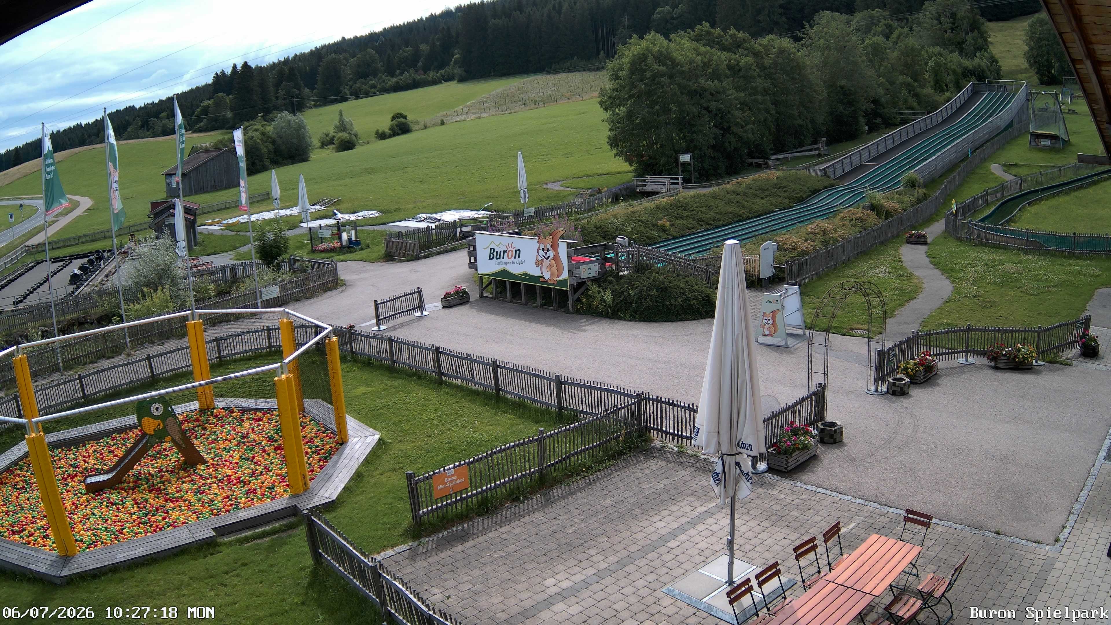 Archiv Foto Webcam Fernsicht auf den Gasthof Buron Stadl im Tal
