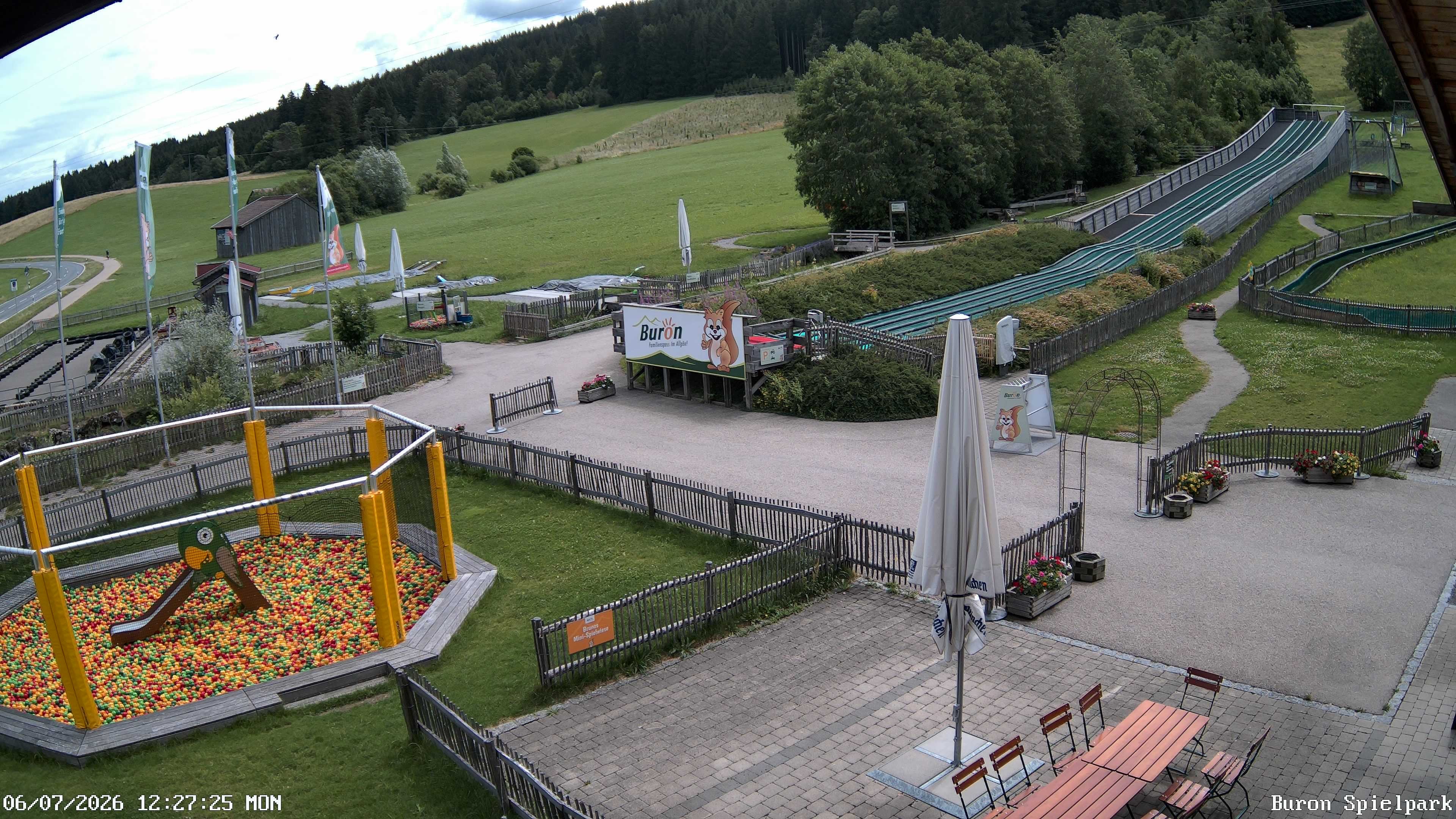 Archiv Foto Webcam Fernsicht auf den Gasthof Buron Stadl im Tal