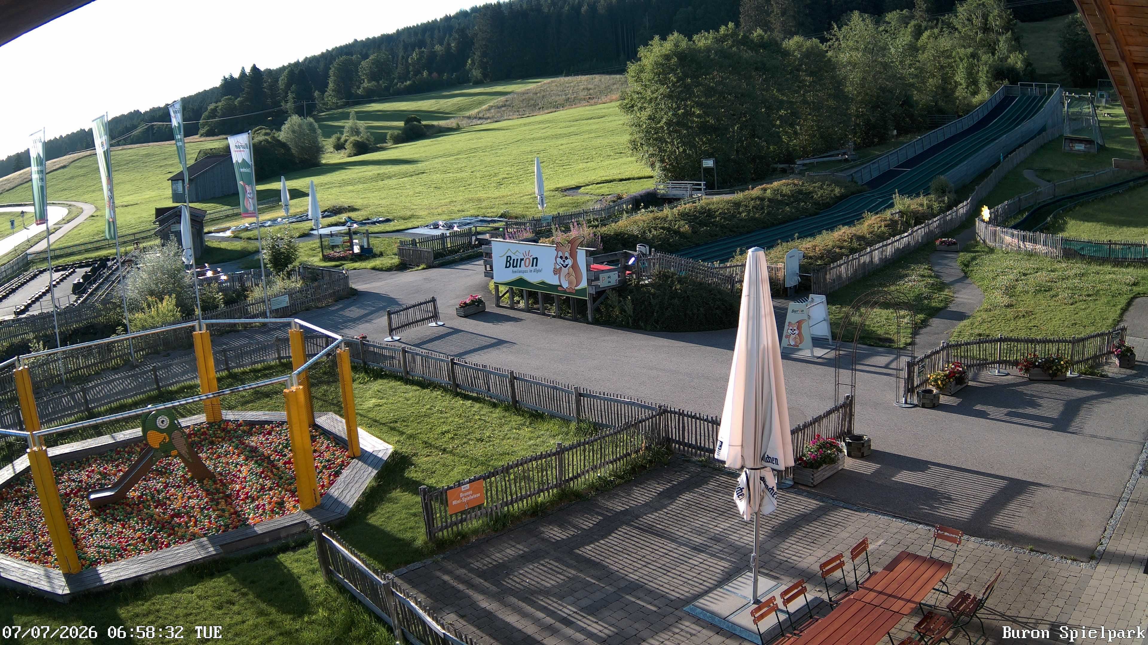 Archiv Foto Webcam Fernsicht auf den Gasthof Buron Stadl im Tal