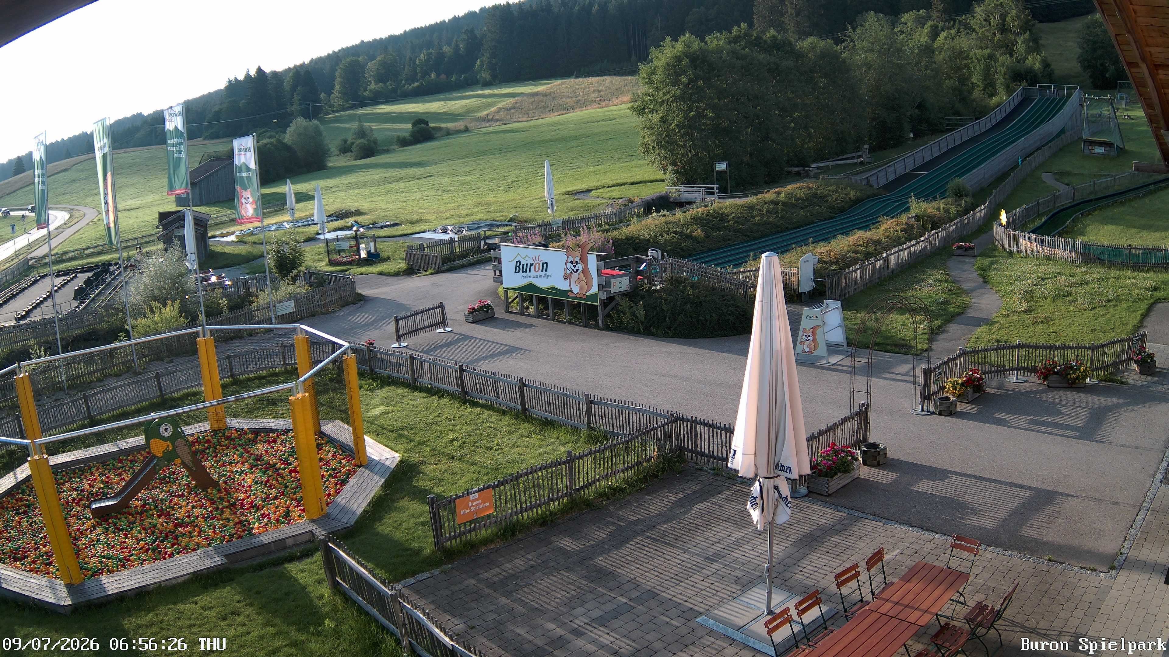 Archiv Foto Webcam Fernsicht auf den Gasthof Buron Stadl im Tal