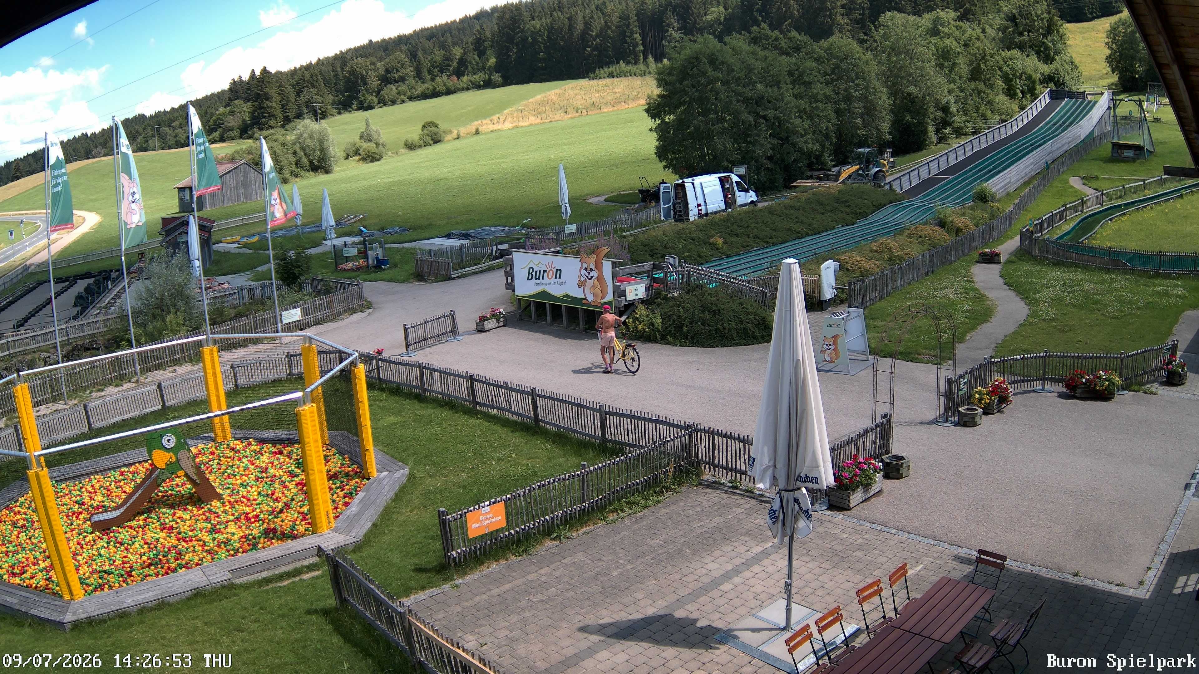 Archiv Foto Webcam Fernsicht auf den Gasthof Buron Stadl im Tal