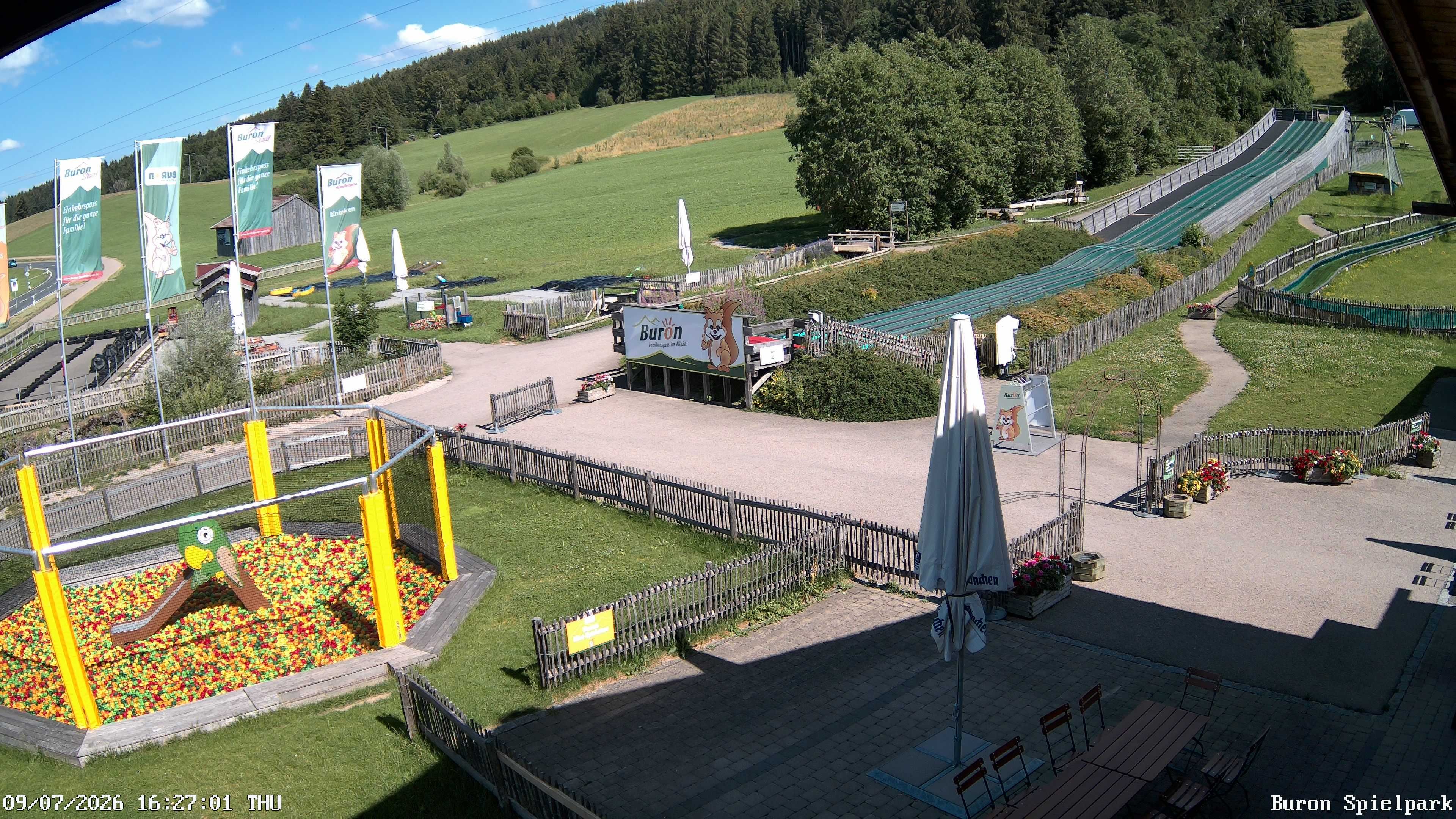 Archiv Foto Webcam Fernsicht auf den Gasthof Buron Stadl im Tal