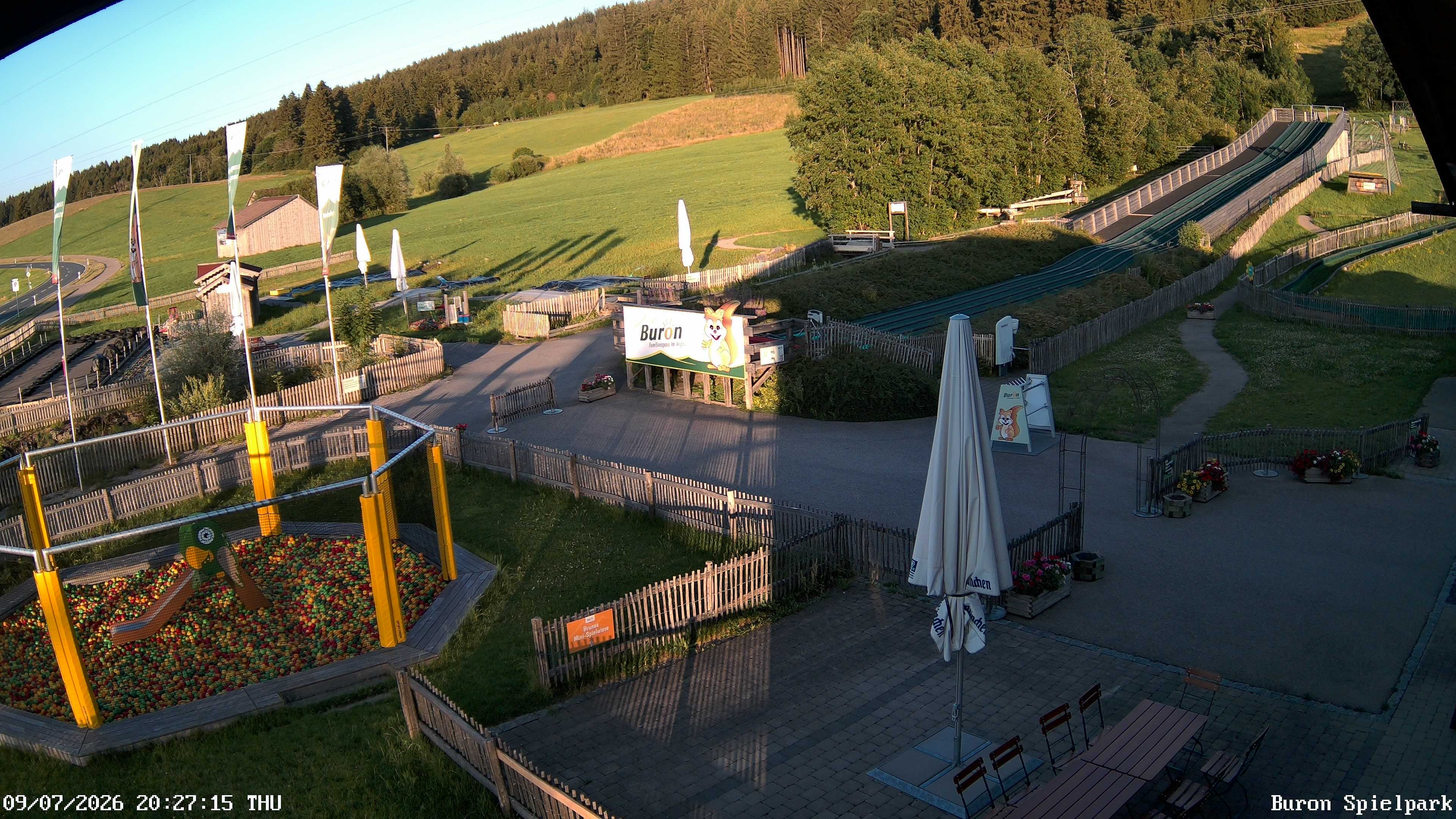 Archiv Foto Webcam Fernsicht auf den Gasthof Buron Stadl im Tal