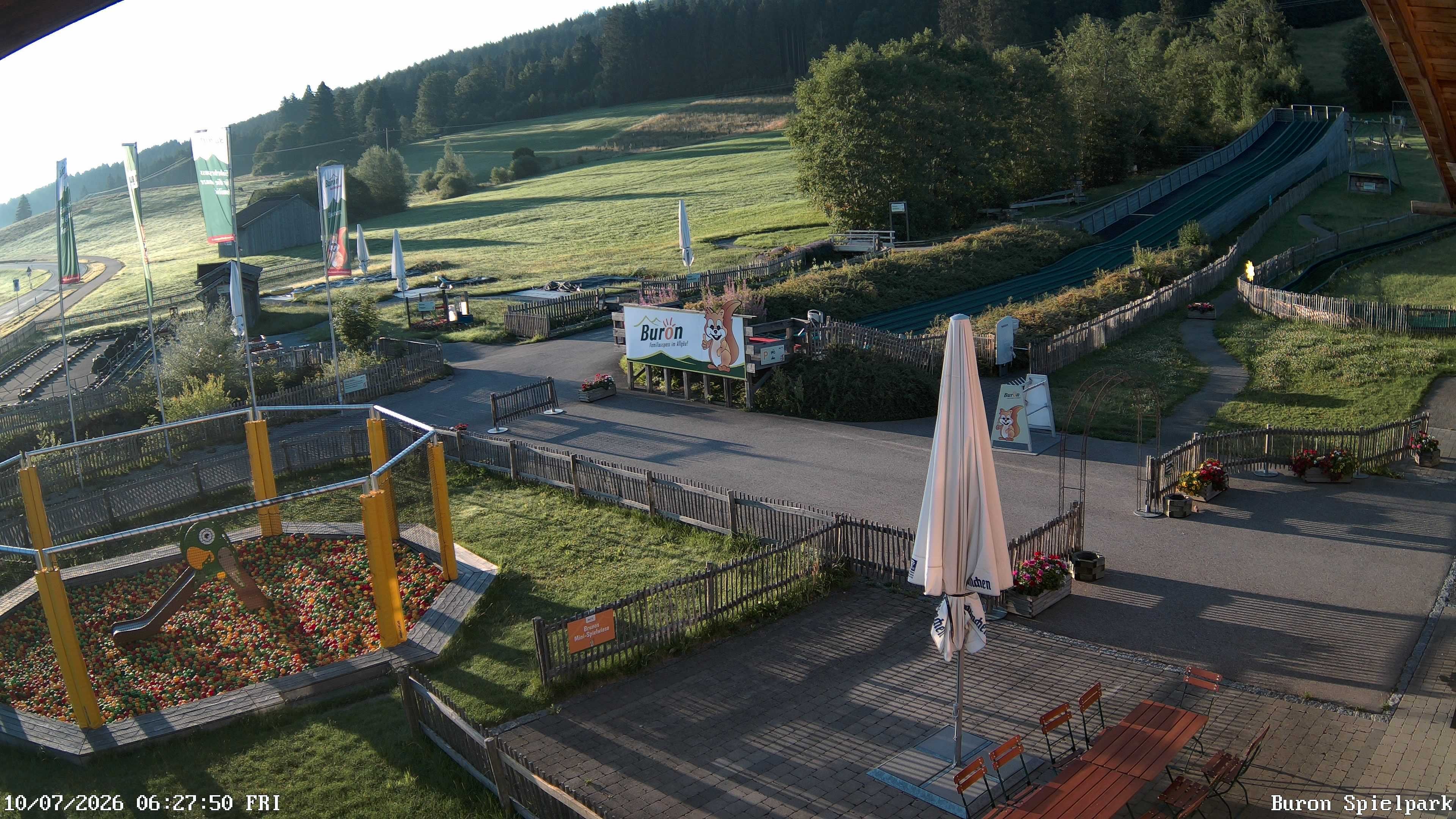 Archiv Foto Webcam Fernsicht auf den Gasthof Buron Stadl im Tal