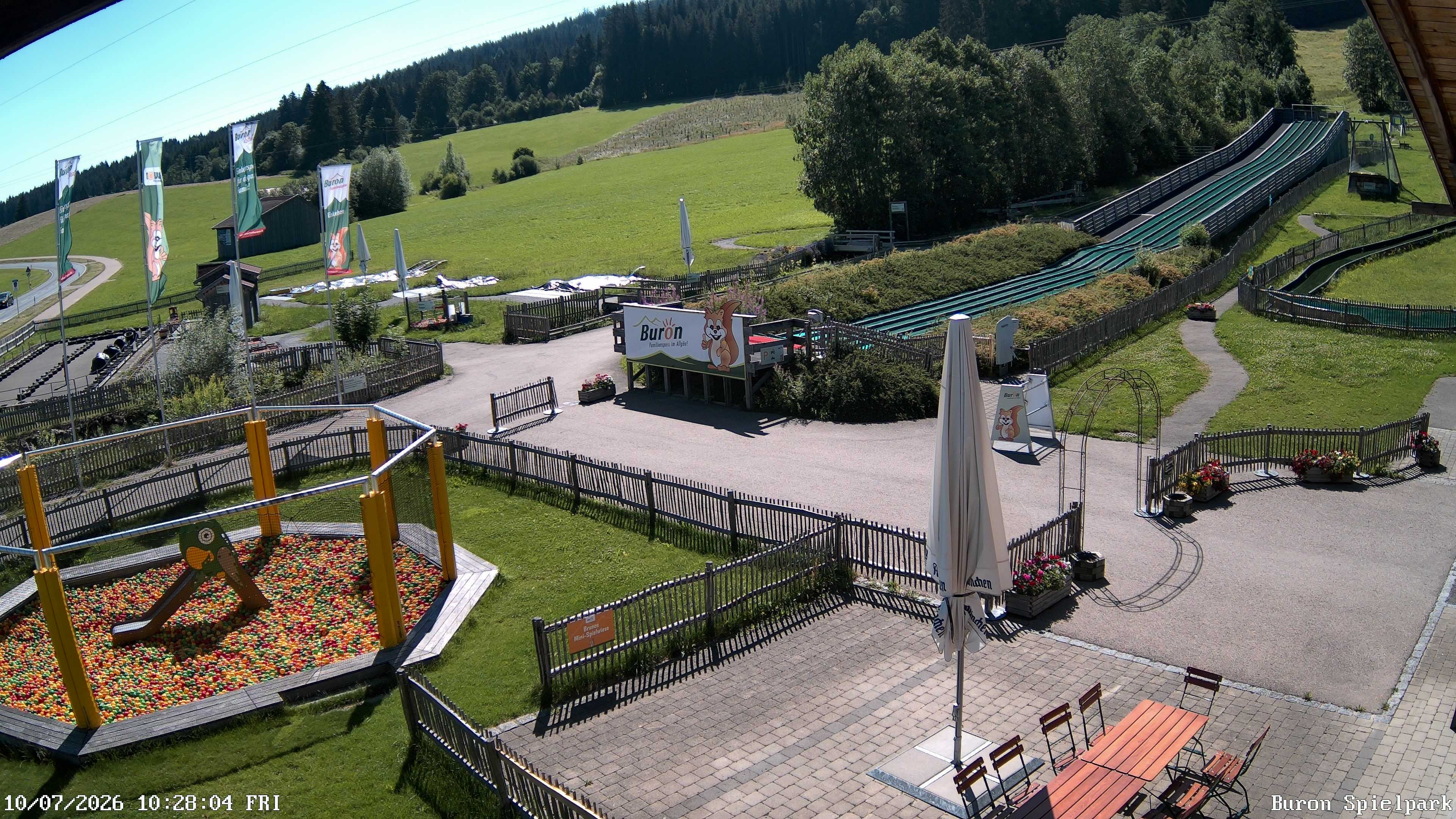 Archiv Foto Webcam Fernsicht auf den Gasthof Buron Stadl im Tal