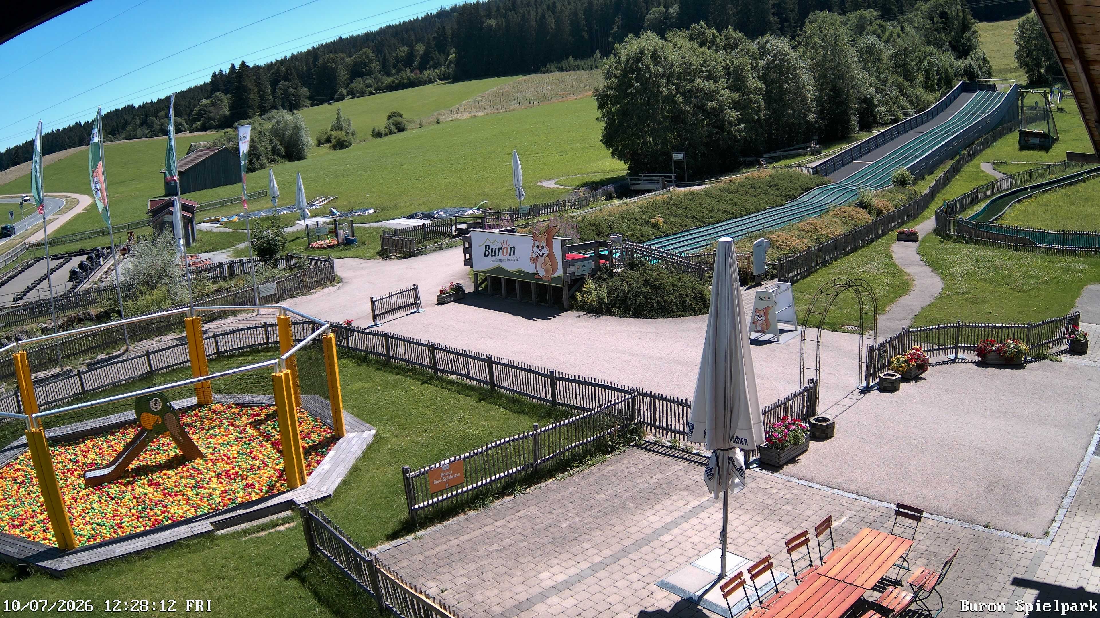 Archiv Foto Webcam Fernsicht auf den Gasthof Buron Stadl im Tal