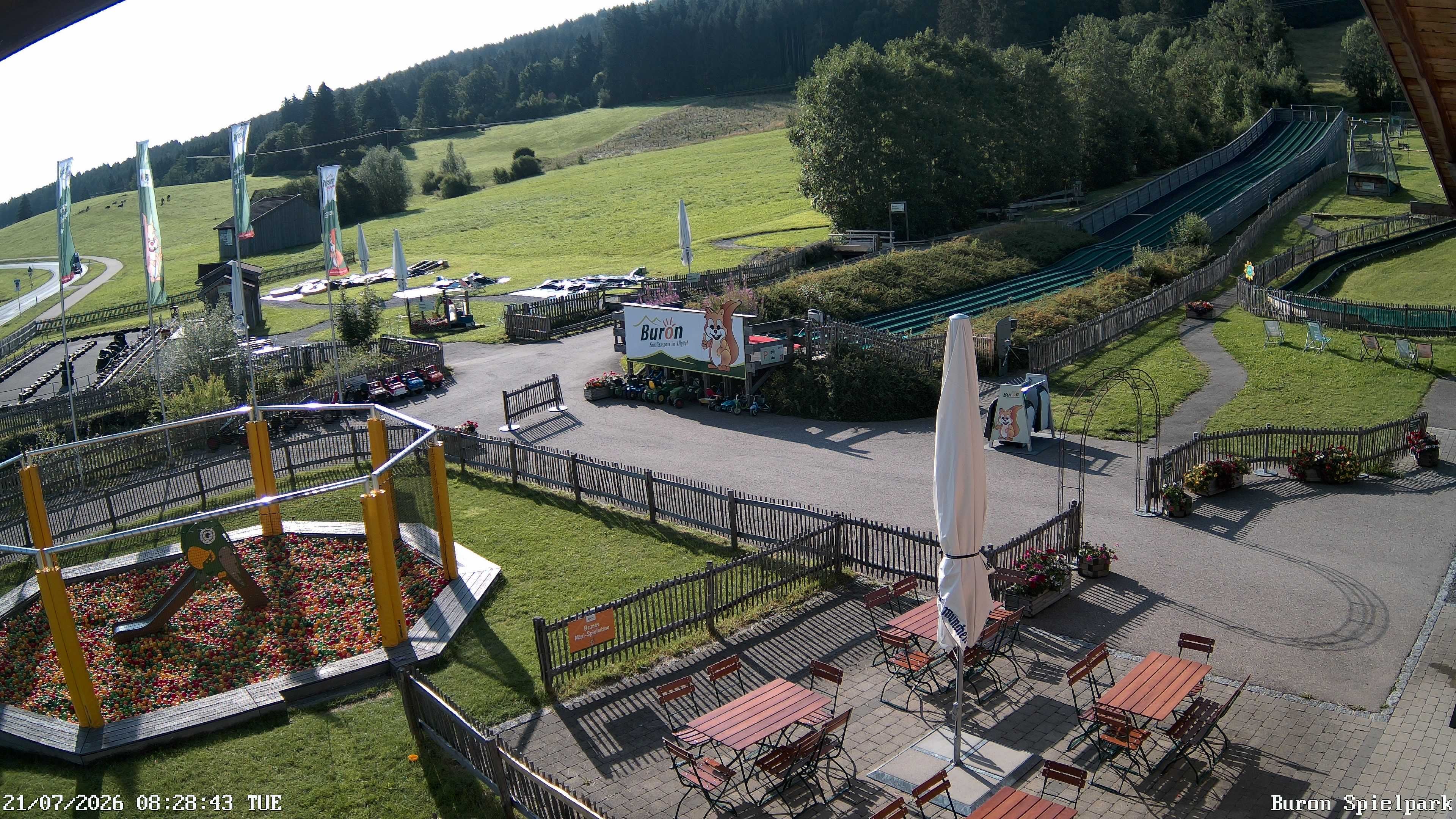 Archiv Foto Webcam Fernsicht auf den Gasthof Buron Stadl im Tal