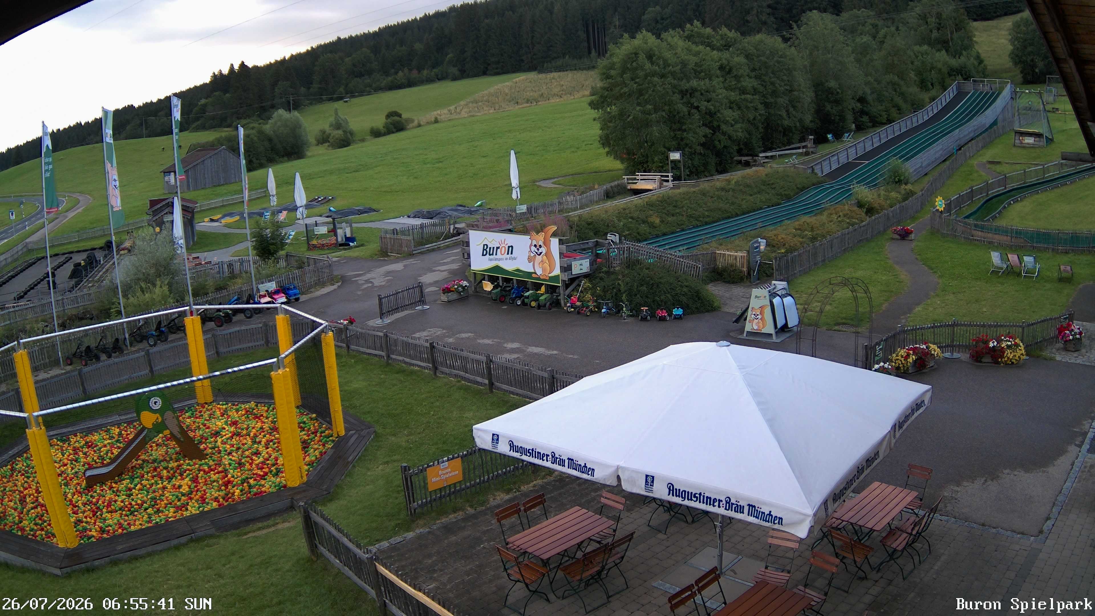 Archiv Foto Webcam Fernsicht auf den Gasthof Buron Stadl im Tal