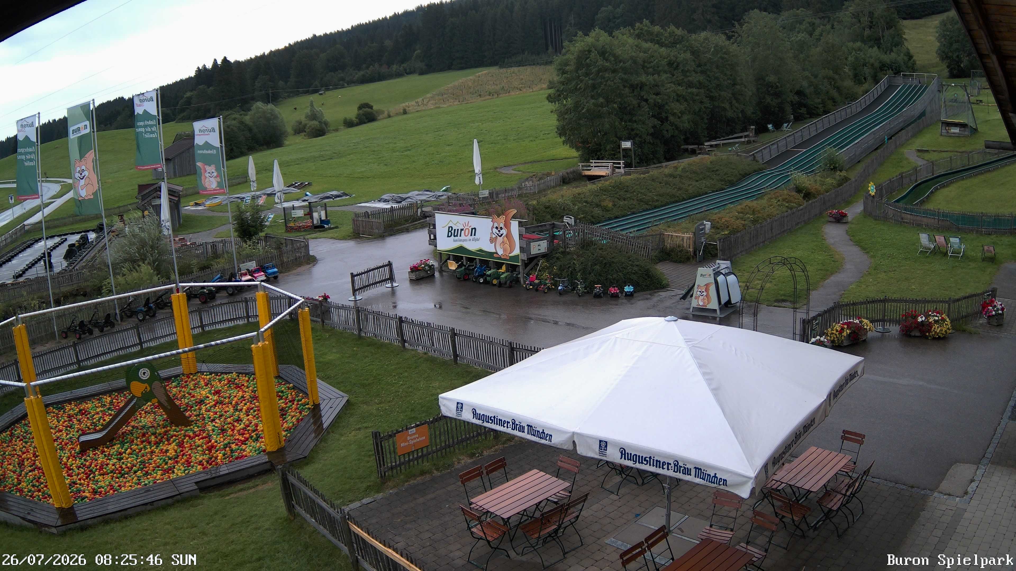 Archiv Foto Webcam Fernsicht auf den Gasthof Buron Stadl im Tal