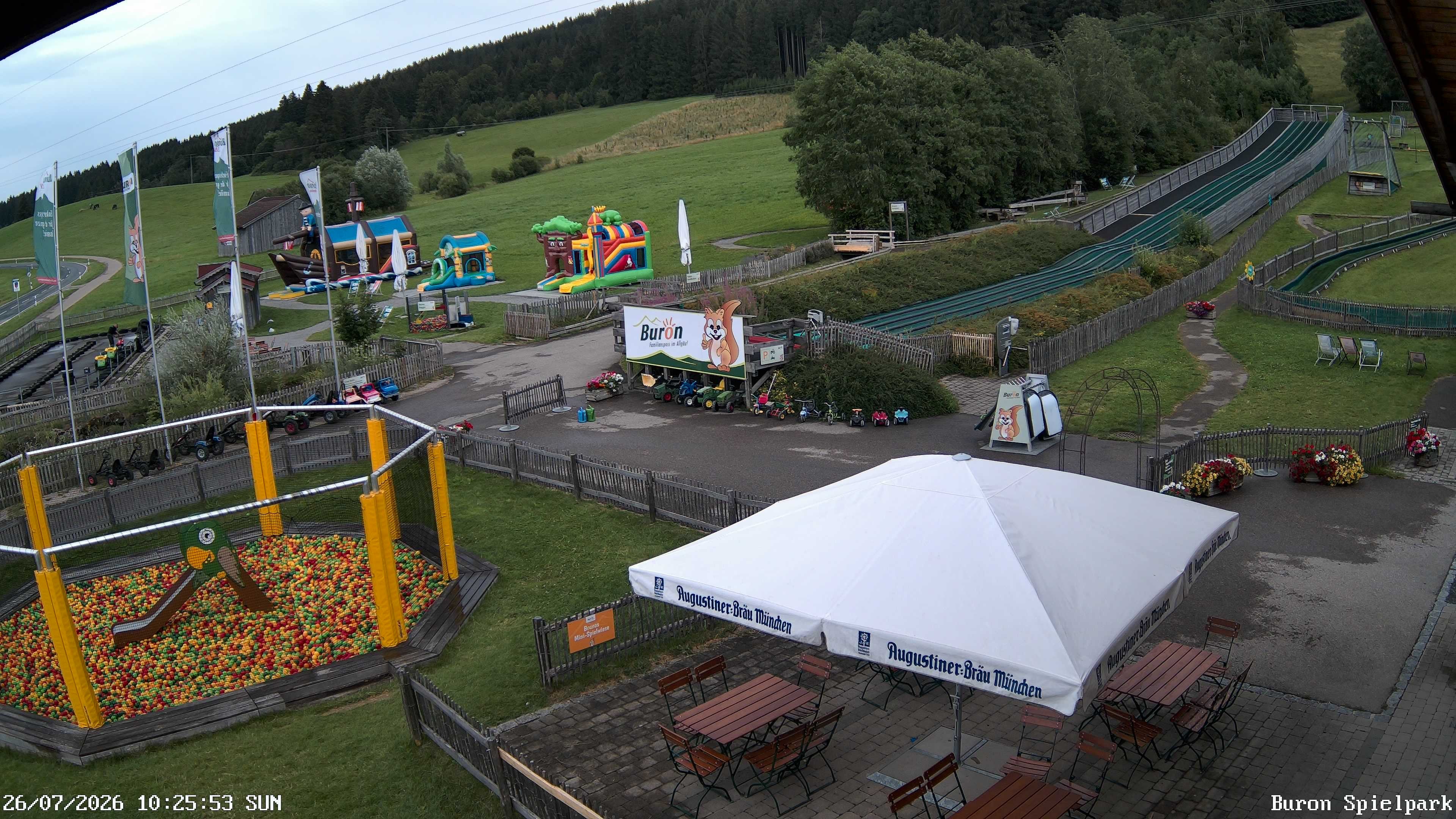 Archiv Foto Webcam Fernsicht auf den Gasthof Buron Stadl im Tal