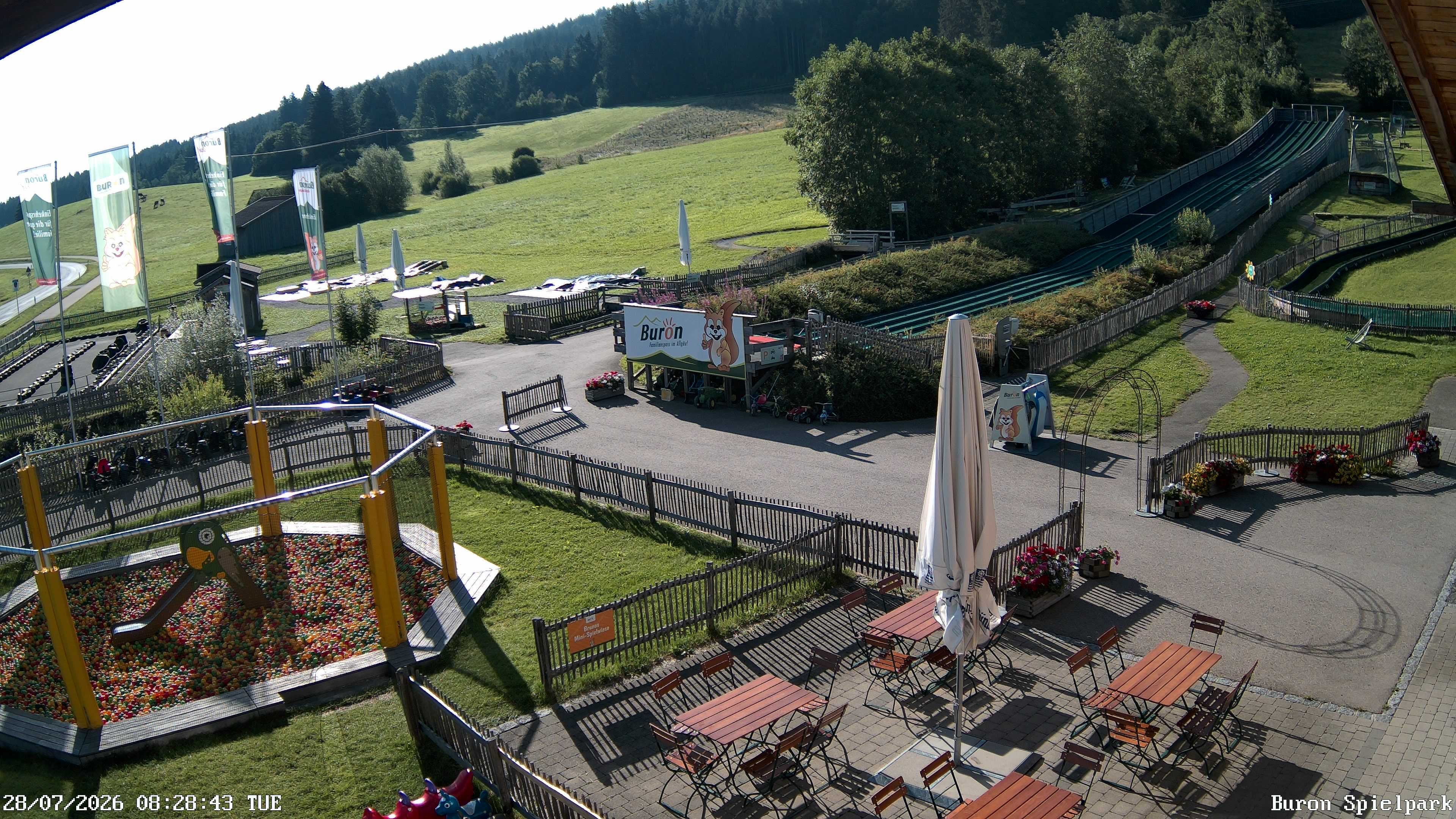 Archiv Foto Webcam Fernsicht auf den Gasthof Buron Stadl im Tal