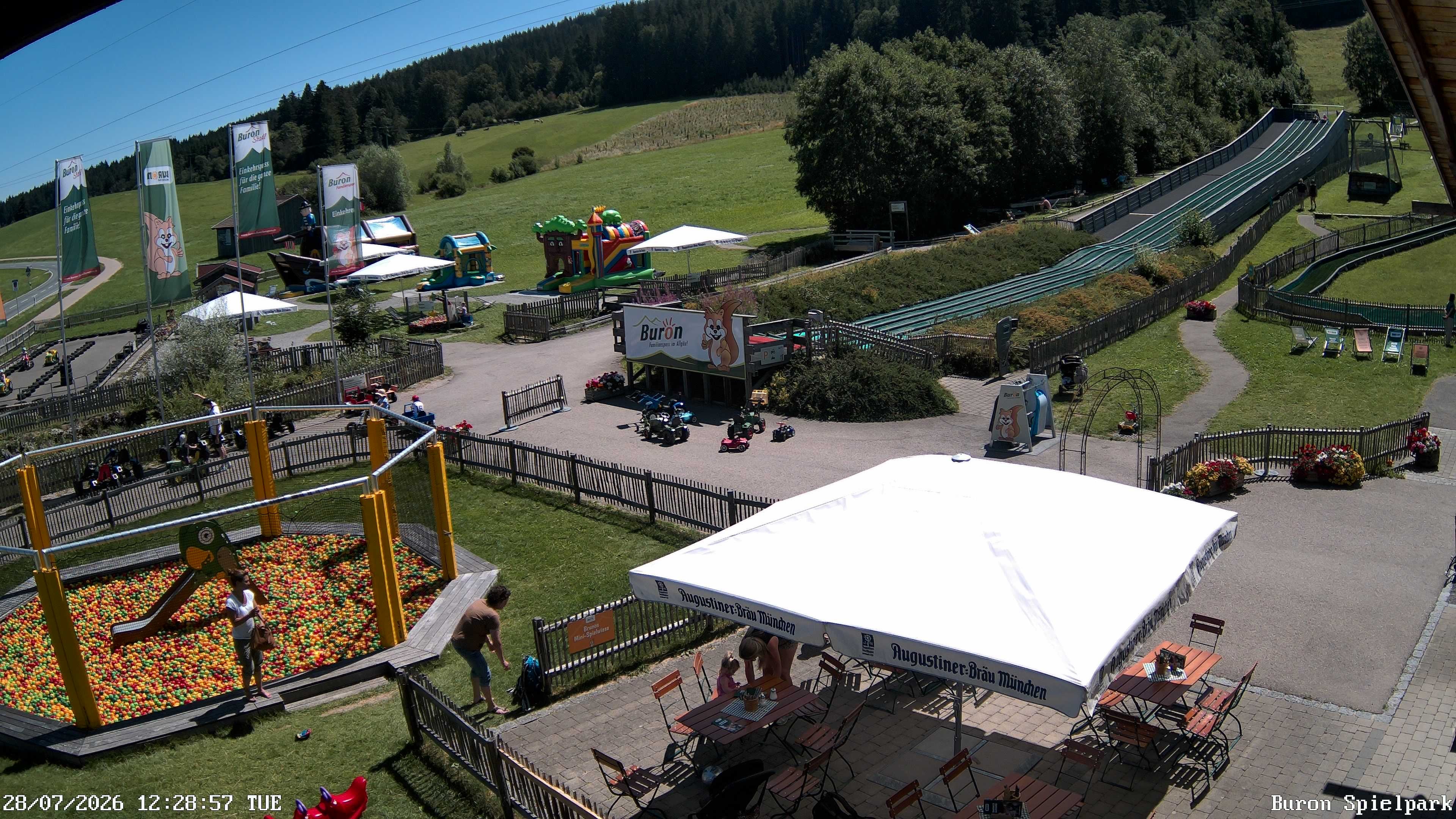 Archiv Foto Webcam Fernsicht auf den Gasthof Buron Stadl im Tal