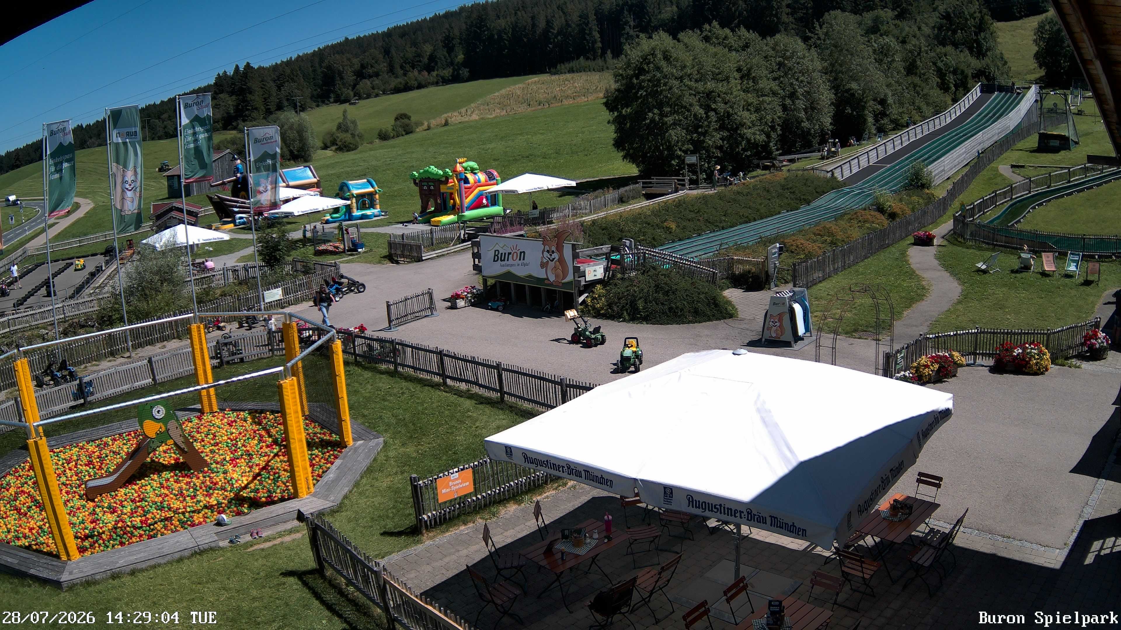Archiv Foto Webcam Fernsicht auf den Gasthof Buron Stadl im Tal