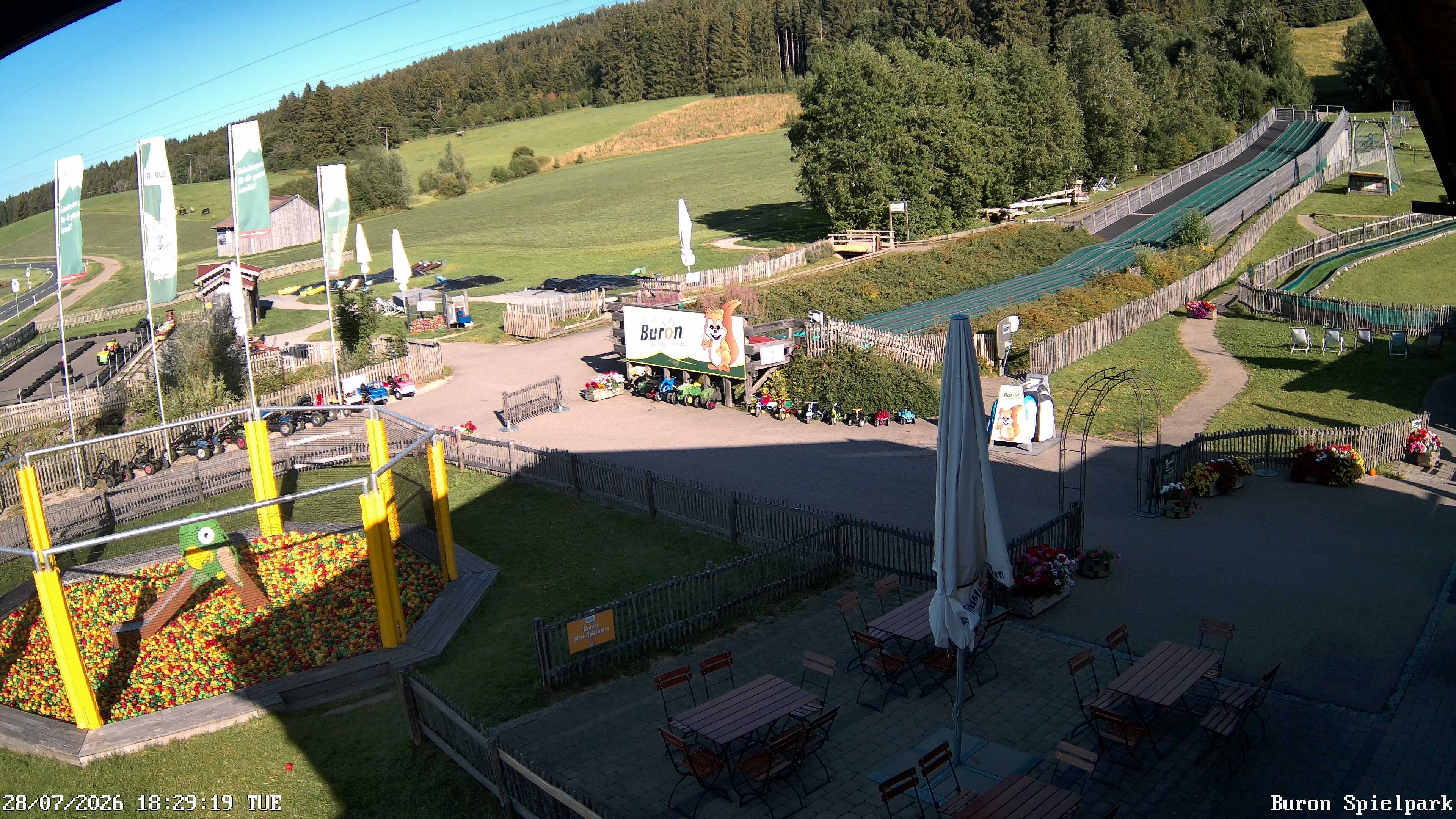 Archiv Foto Webcam Fernsicht auf den Gasthof Buron Stadl im Tal