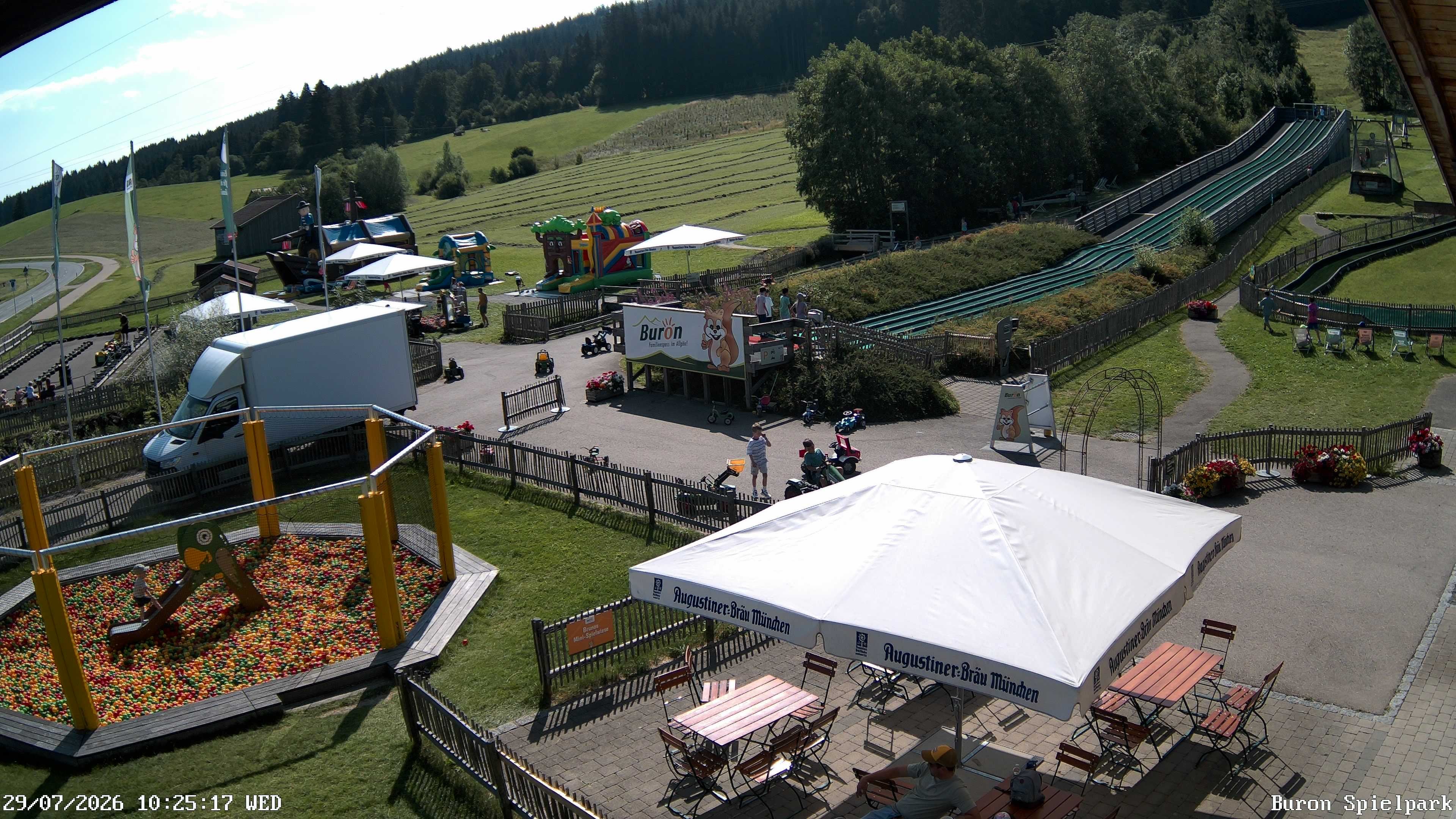 Archiv Foto Webcam Fernsicht auf den Gasthof Buron Stadl im Tal