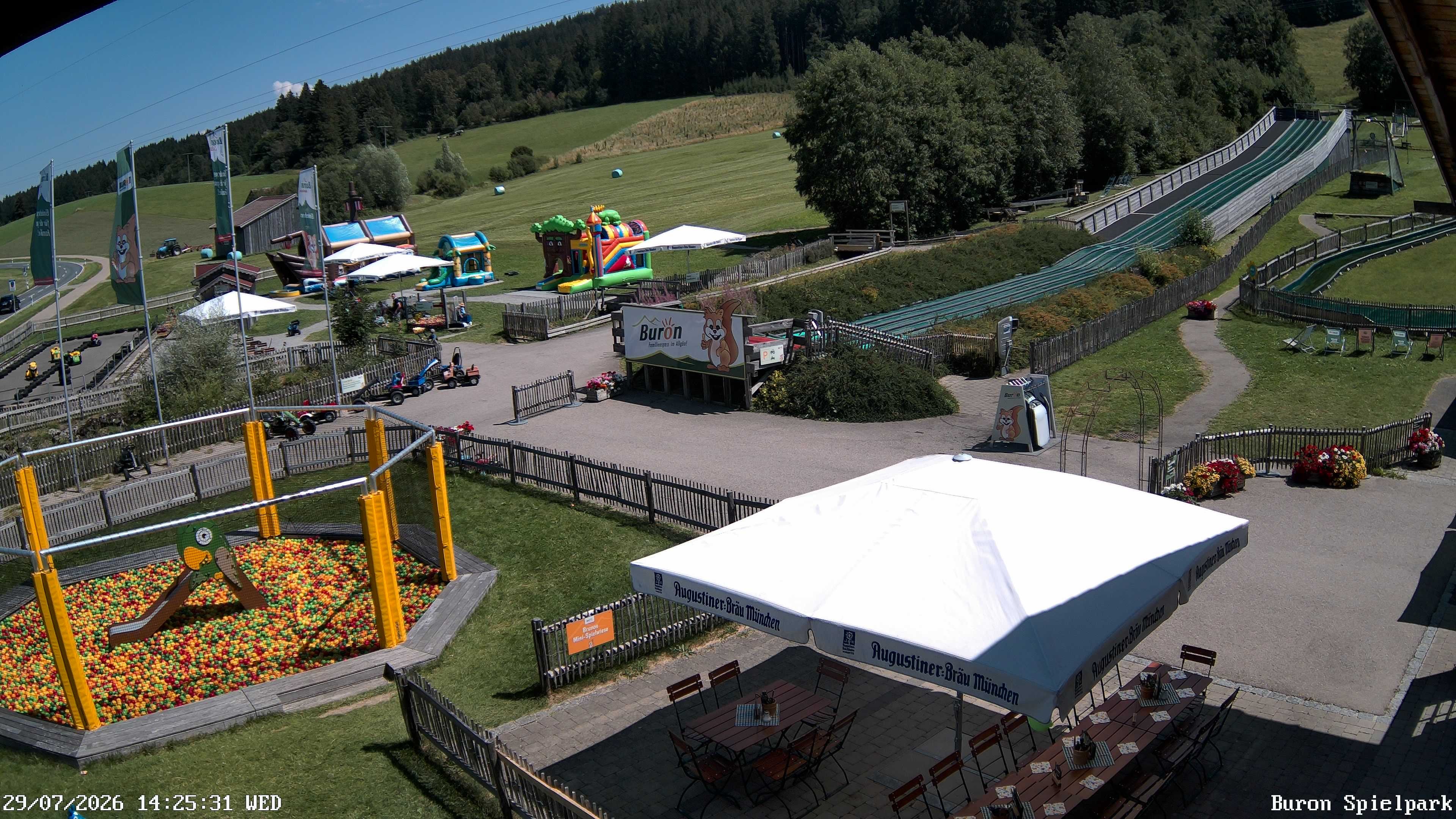 Archiv Foto Webcam Fernsicht auf den Gasthof Buron Stadl im Tal