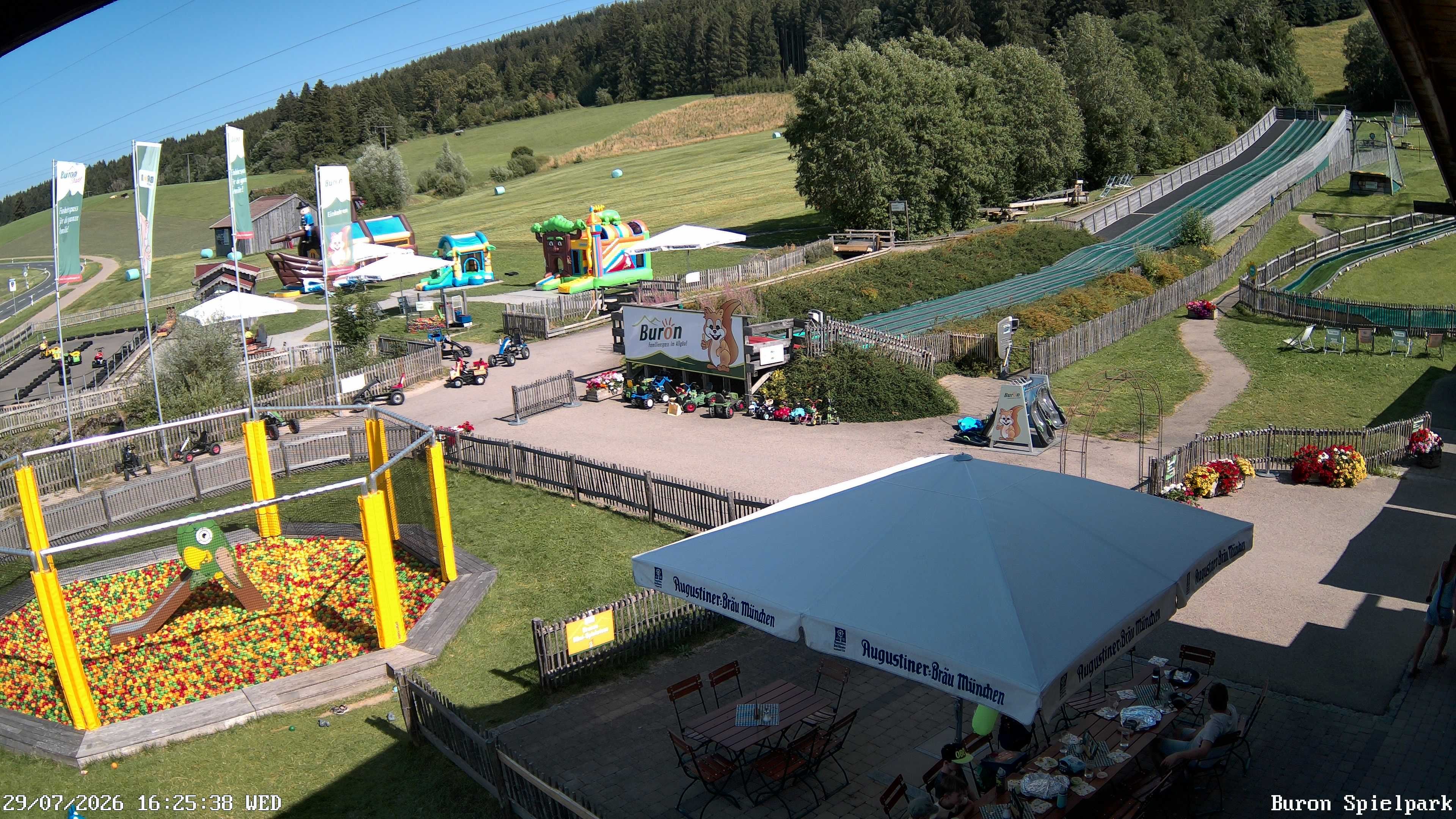 Archiv Foto Webcam Fernsicht auf den Gasthof Buron Stadl im Tal