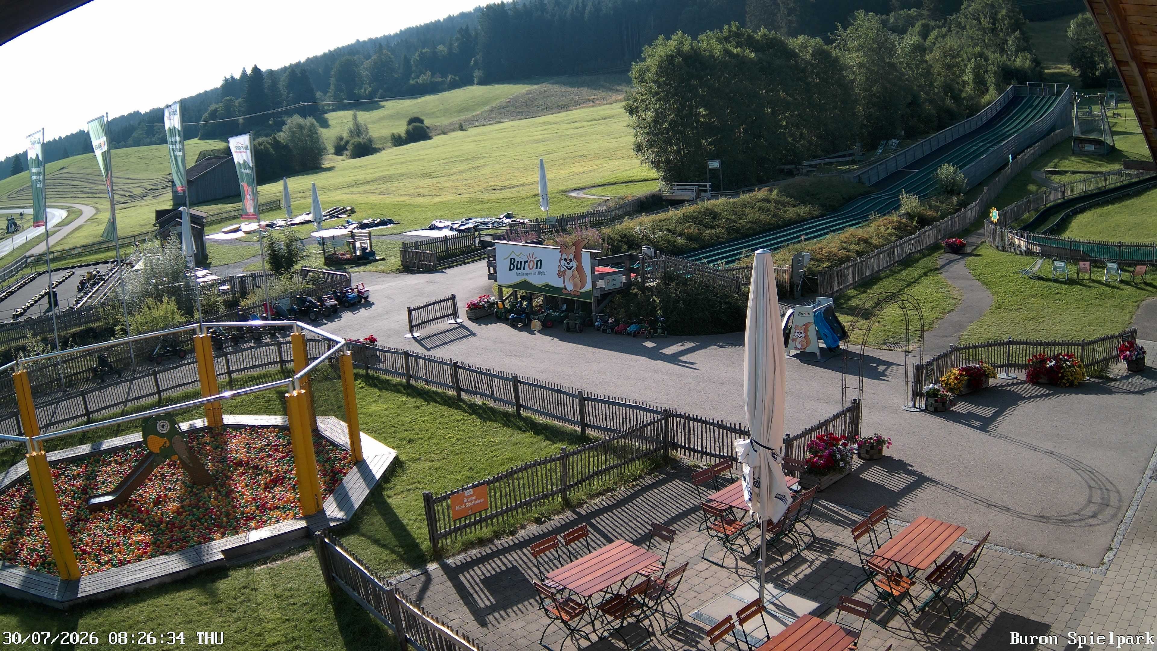 Archiv Foto Webcam Fernsicht auf den Gasthof Buron Stadl im Tal