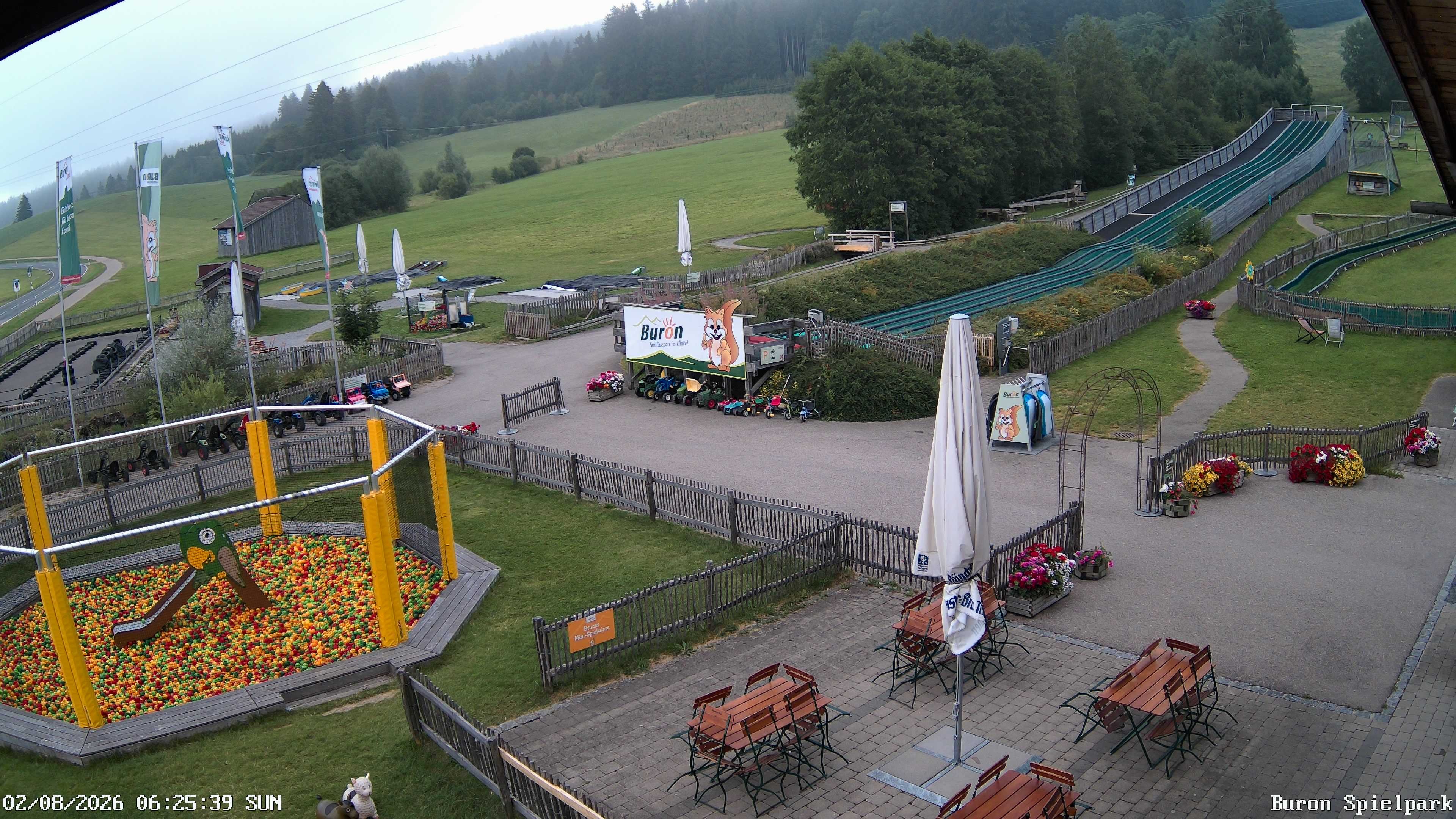 Archiv Foto Webcam Fernsicht auf den Gasthof Buron Stadl im Tal