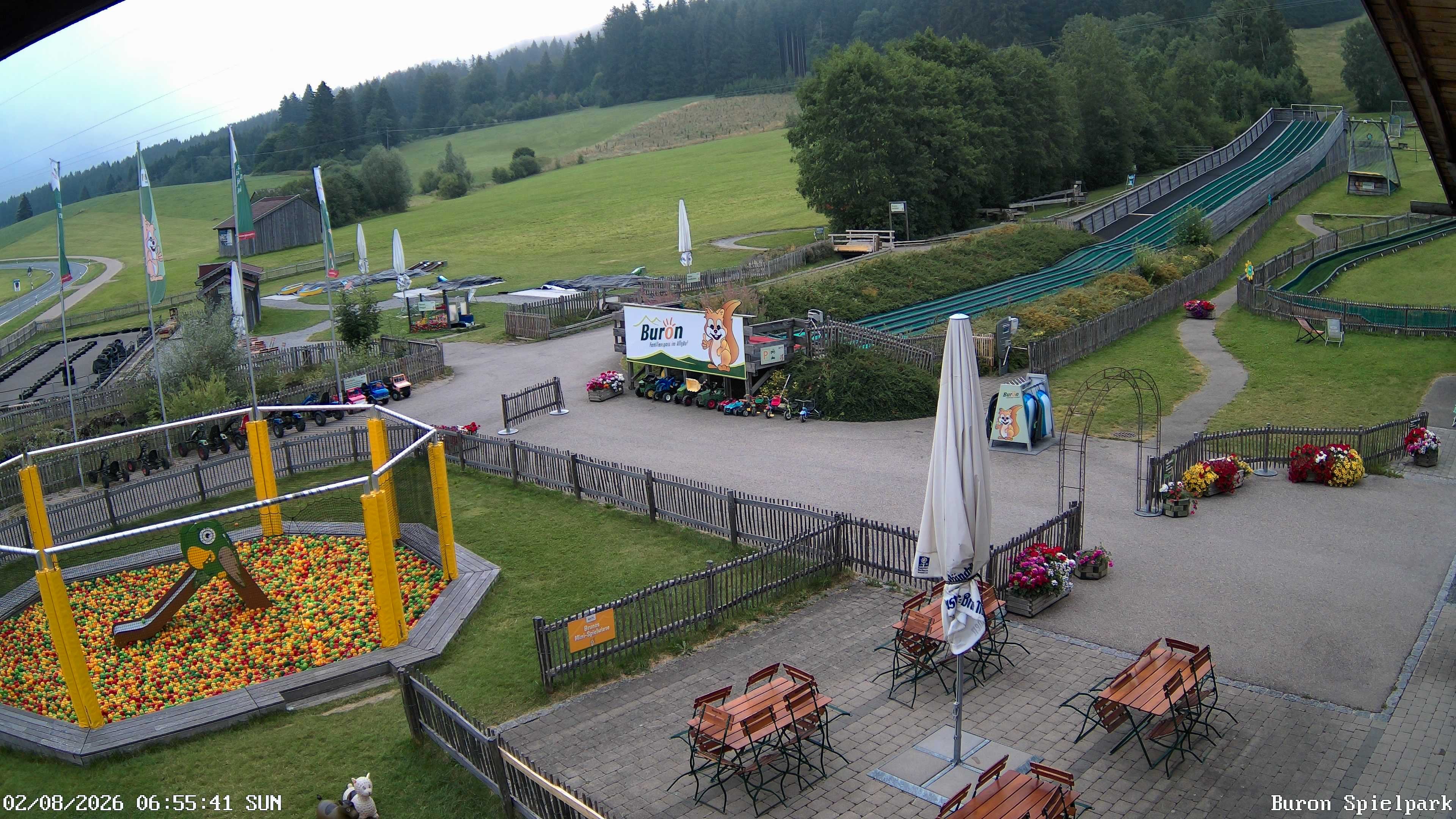 Archiv Foto Webcam Fernsicht auf den Gasthof Buron Stadl im Tal