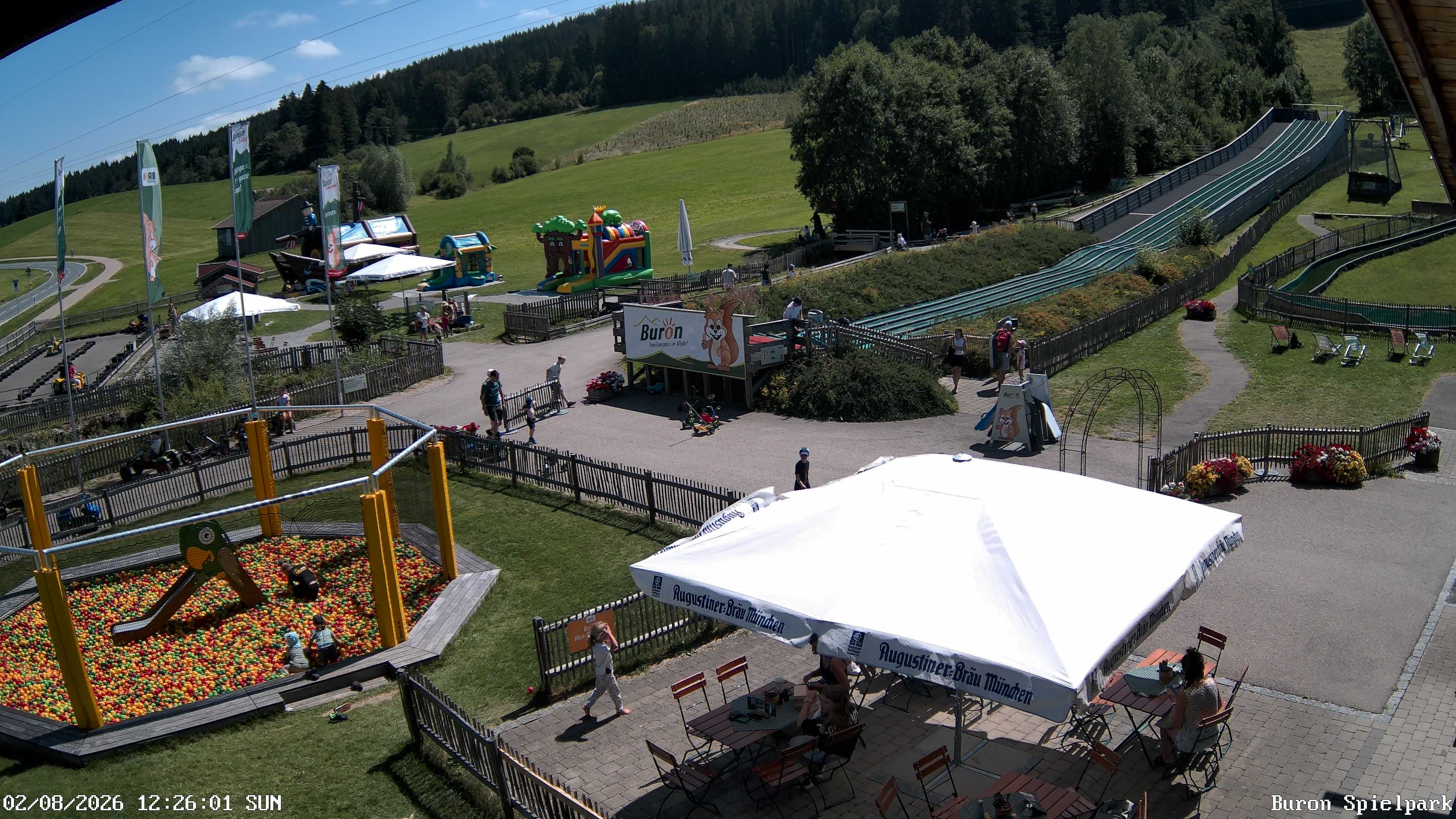 Archiv Foto Webcam Fernsicht auf den Gasthof Buron Stadl im Tal