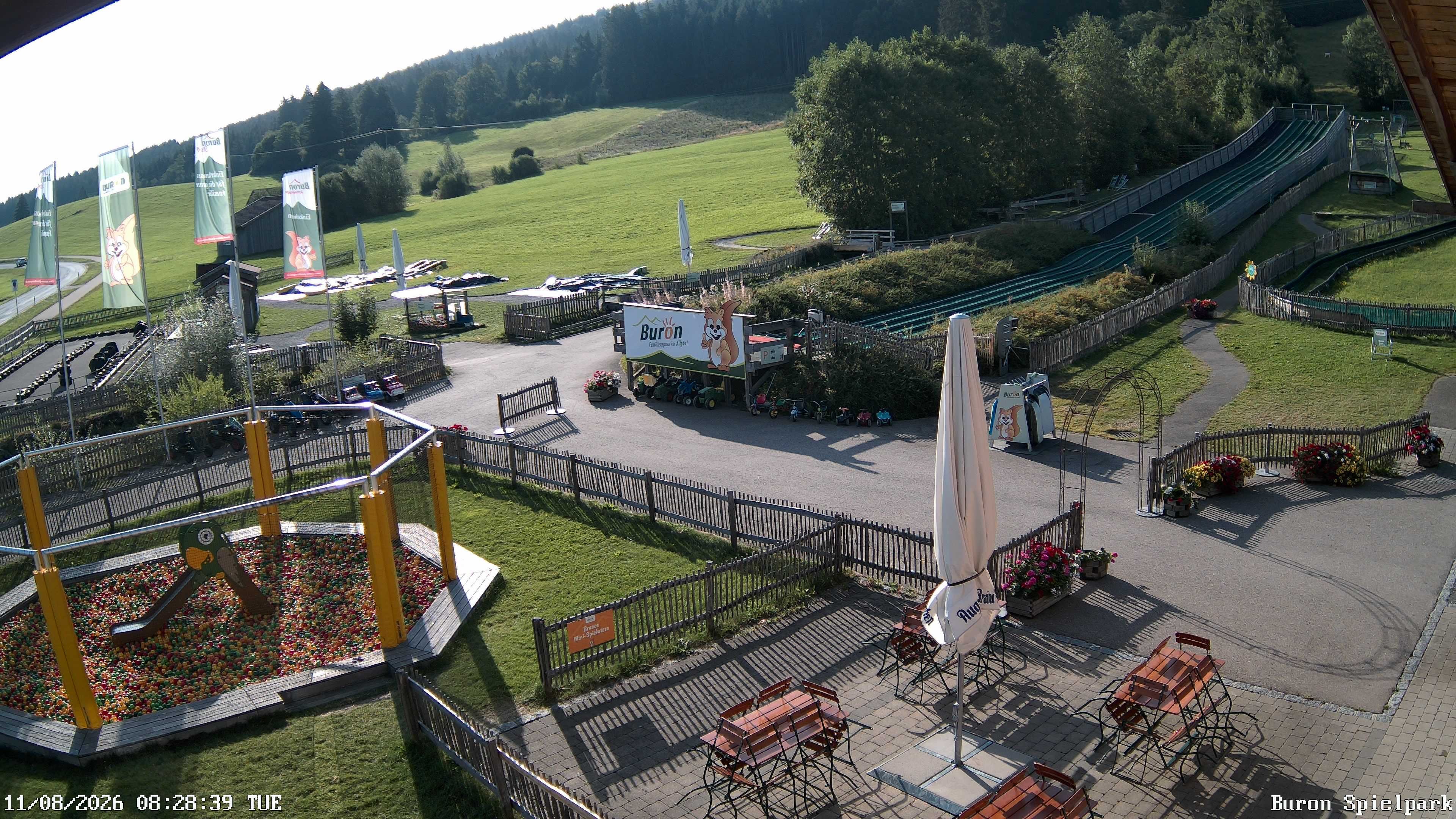 Archiv Foto Webcam Fernsicht auf den Gasthof Buron Stadl im Tal