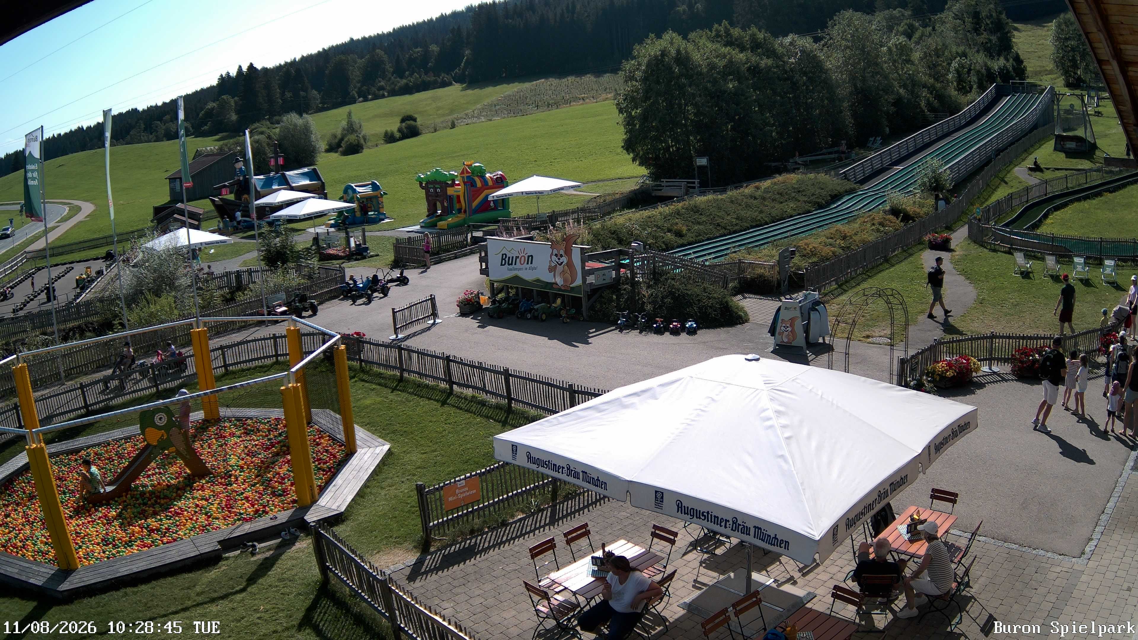 Archiv Foto Webcam Fernsicht auf den Gasthof Buron Stadl im Tal
