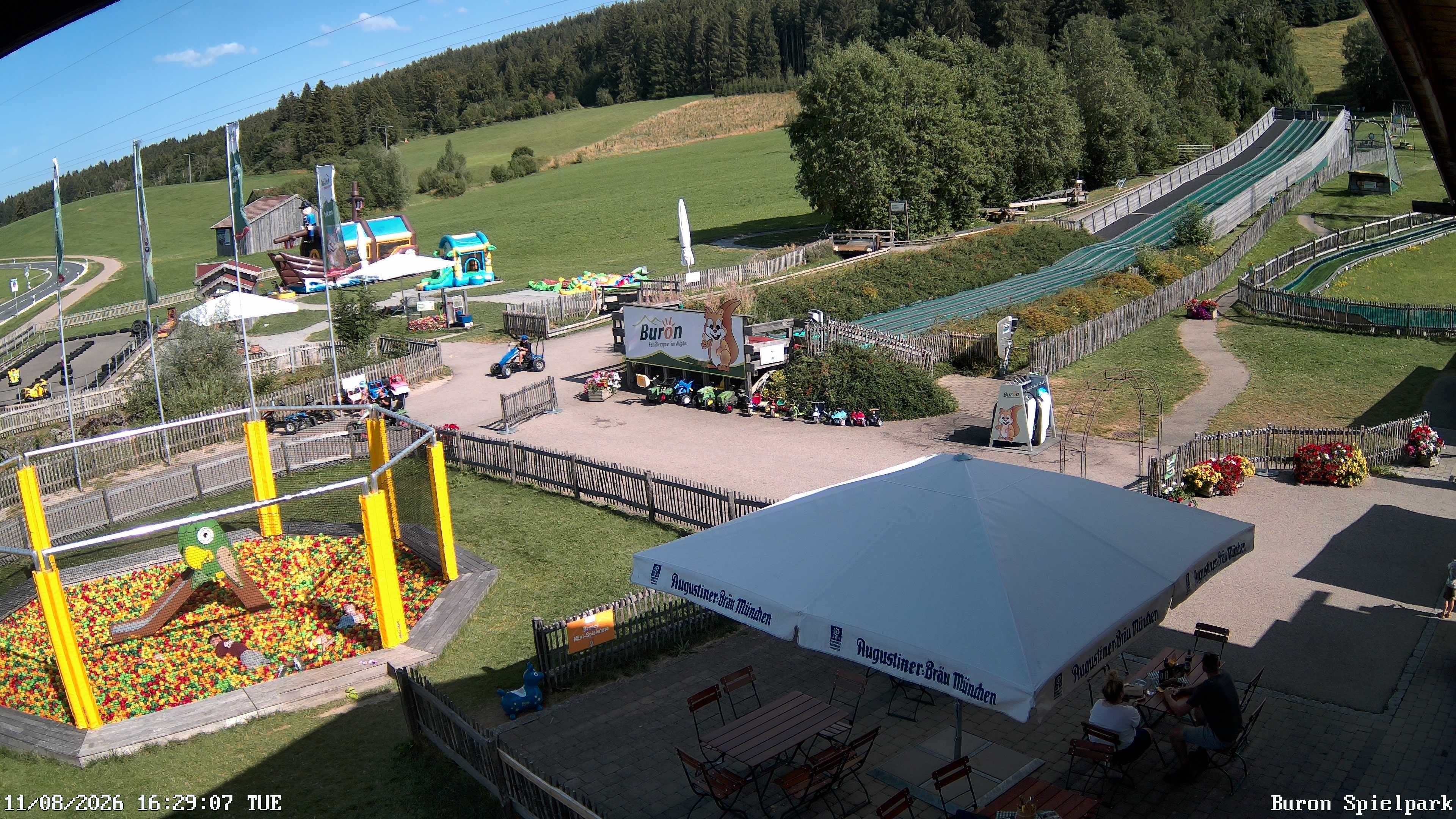 Archiv Foto Webcam Fernsicht auf den Gasthof Buron Stadl im Tal