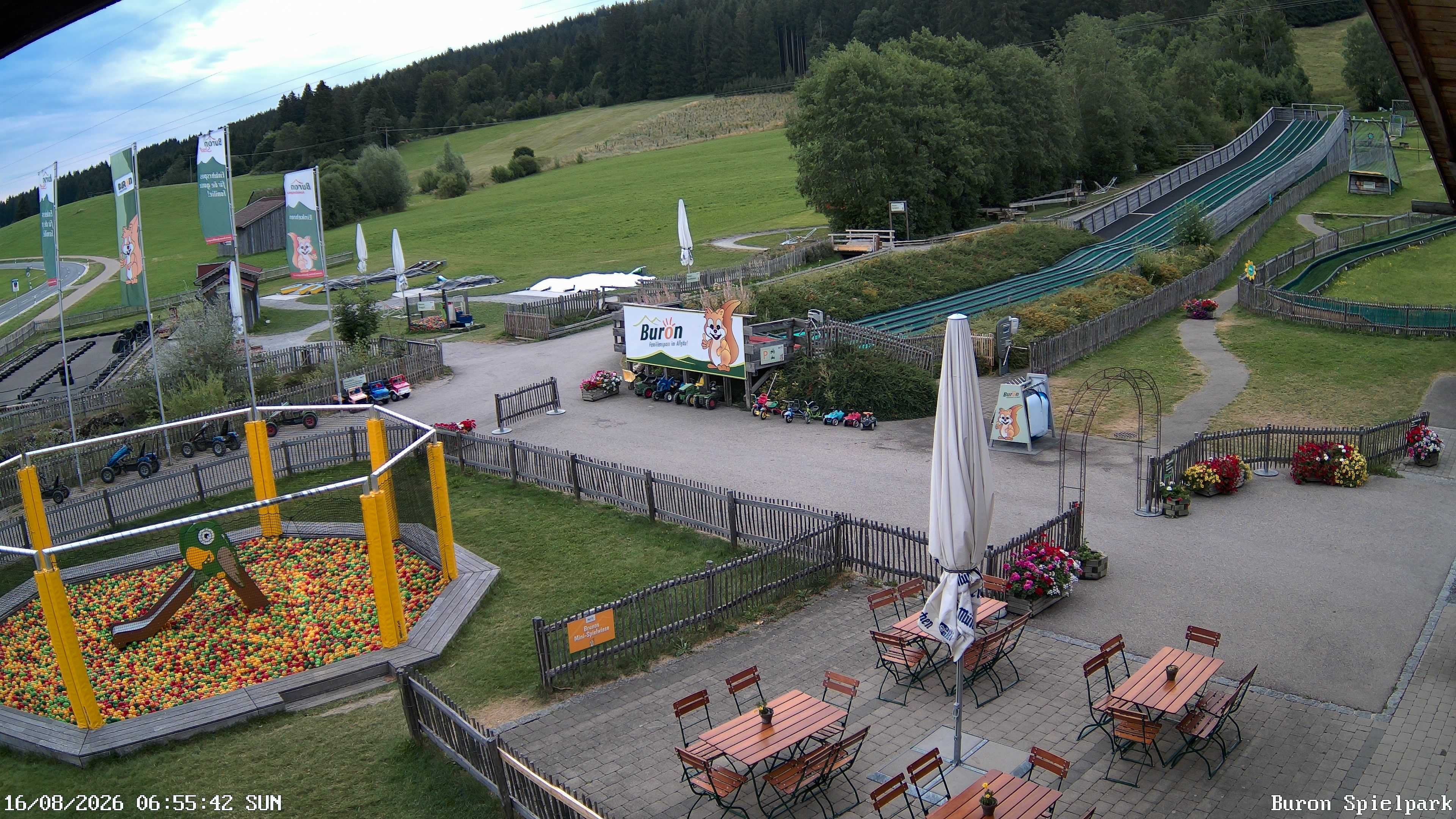 Archiv Foto Webcam Fernsicht auf den Gasthof Buron Stadl im Tal