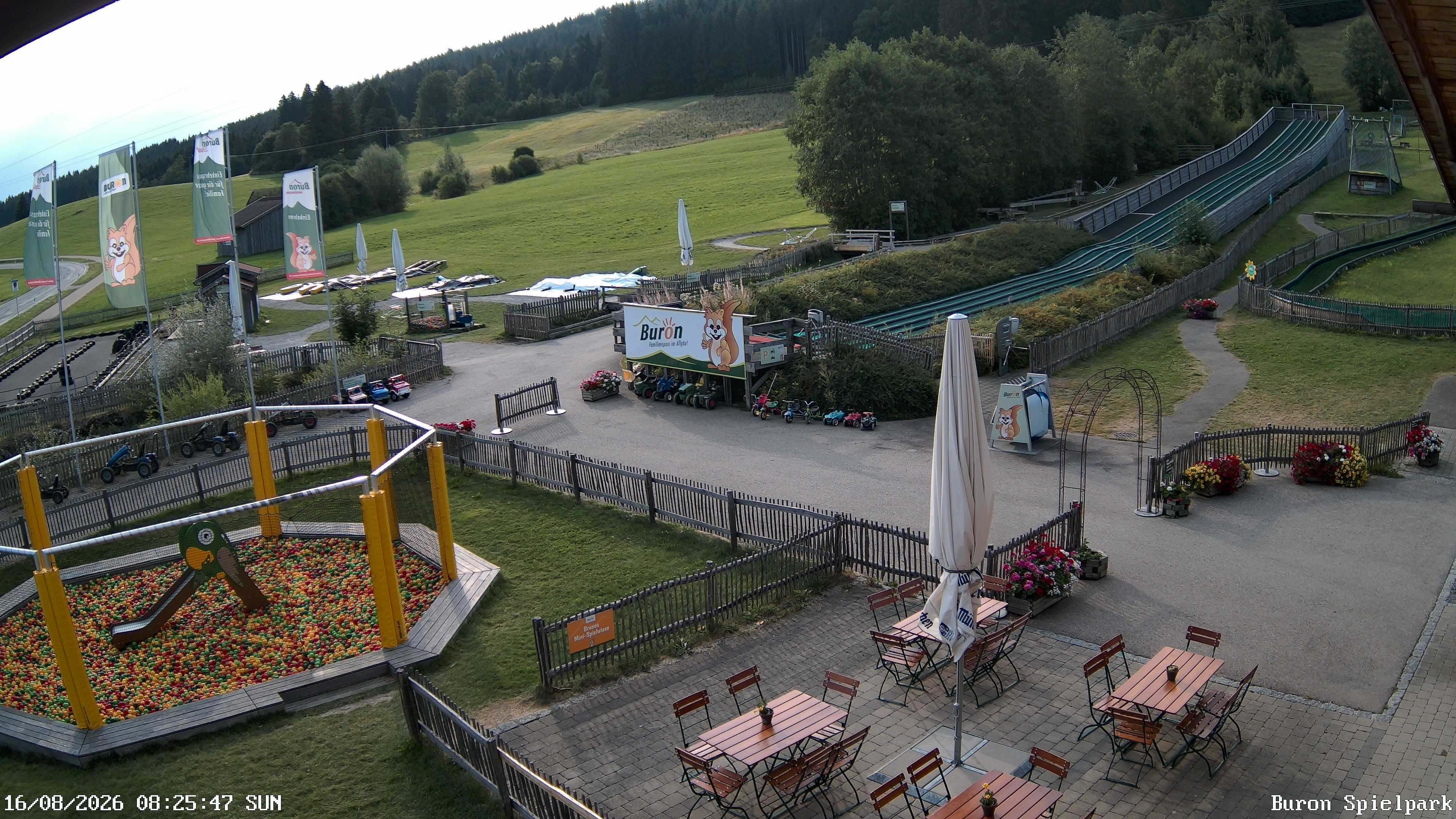 Archiv Foto Webcam Fernsicht auf den Gasthof Buron Stadl im Tal
