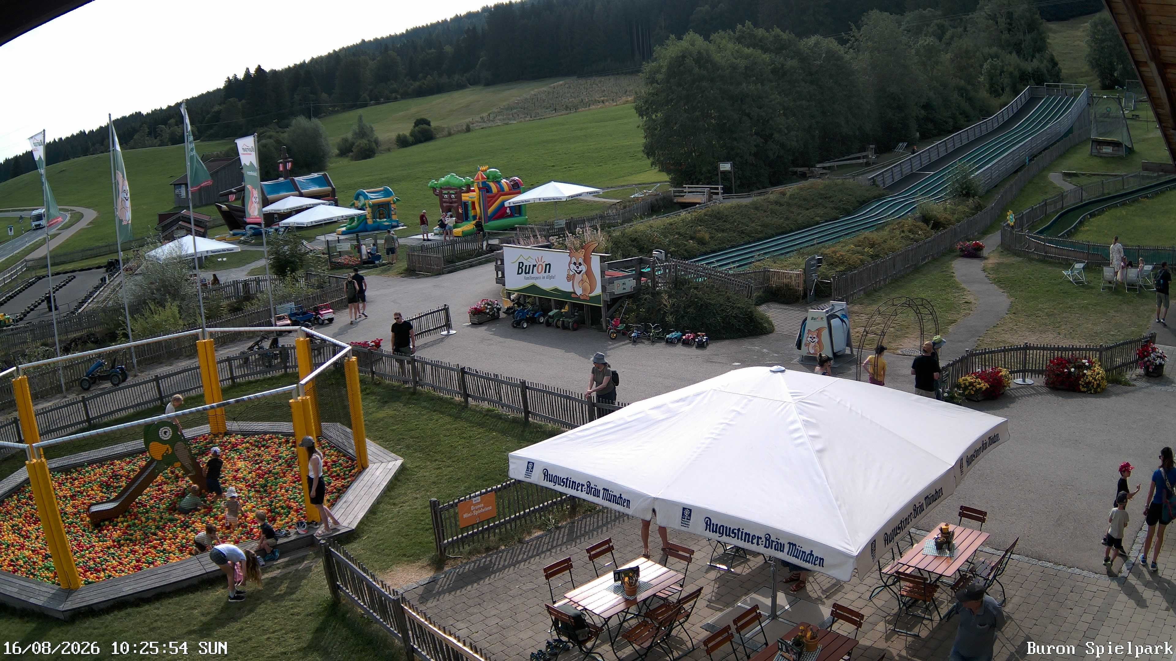 Archiv Foto Webcam Fernsicht auf den Gasthof Buron Stadl im Tal