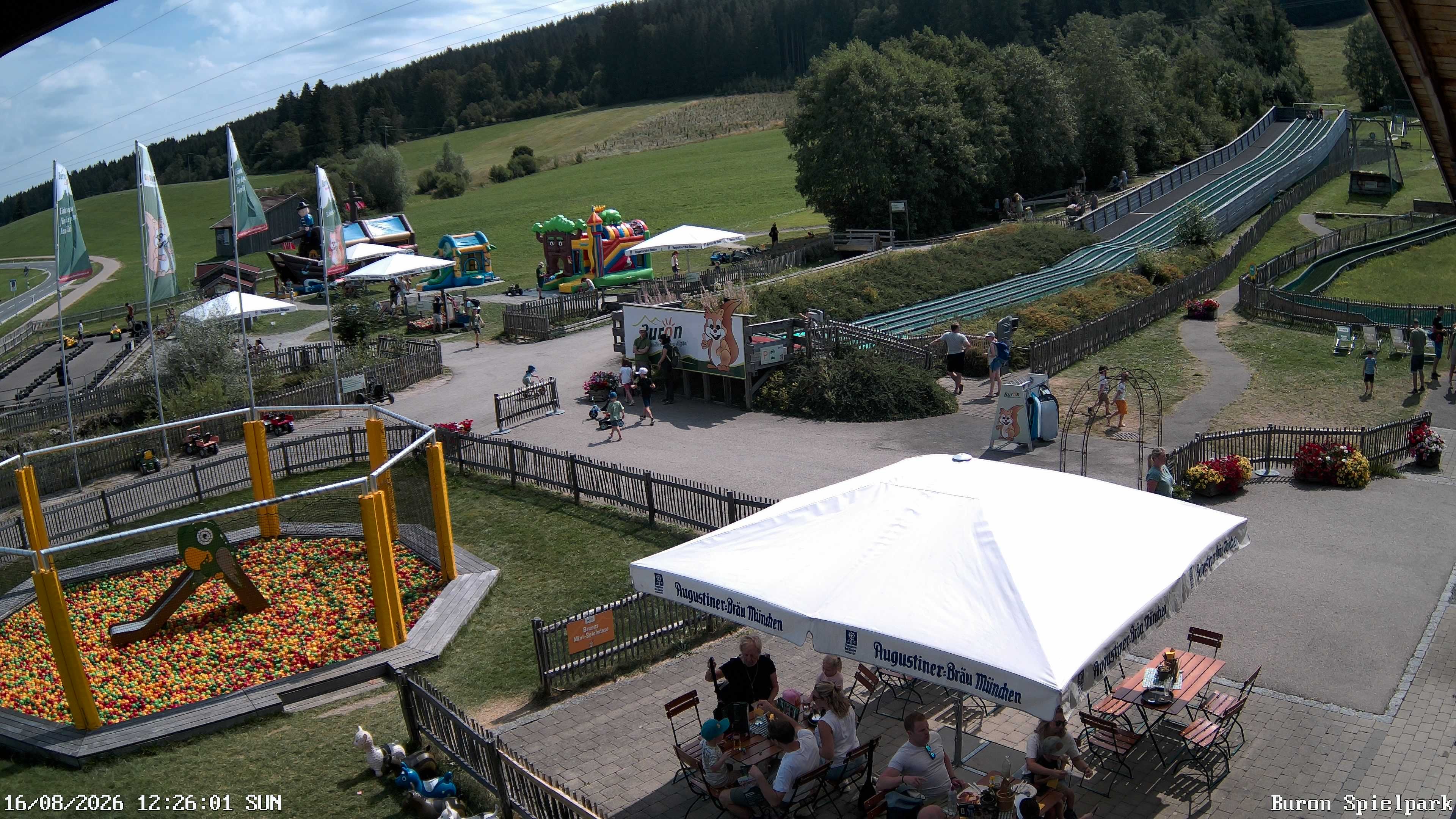 Archiv Foto Webcam Fernsicht auf den Gasthof Buron Stadl im Tal