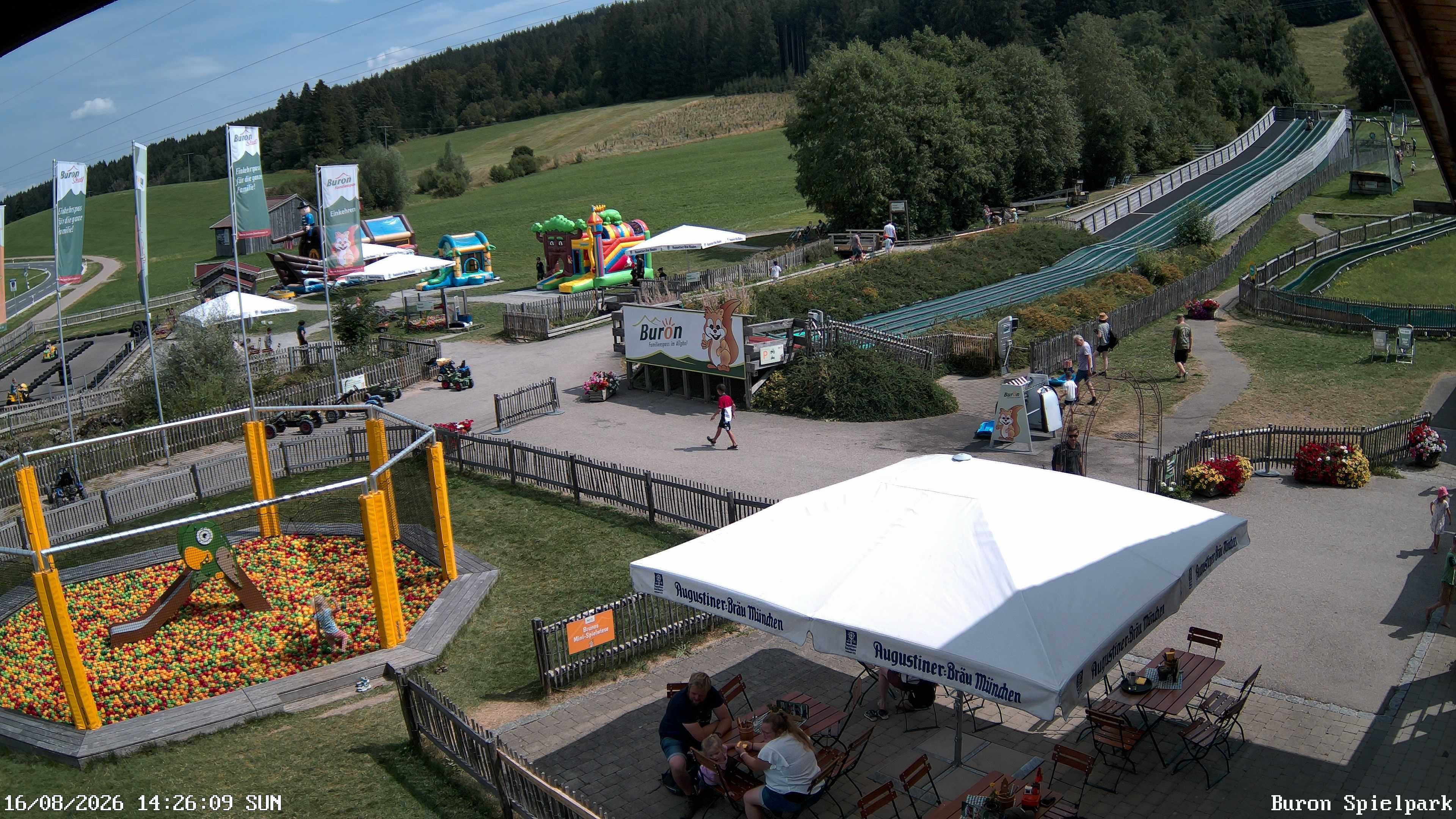 Archiv Foto Webcam Fernsicht auf den Gasthof Buron Stadl im Tal
