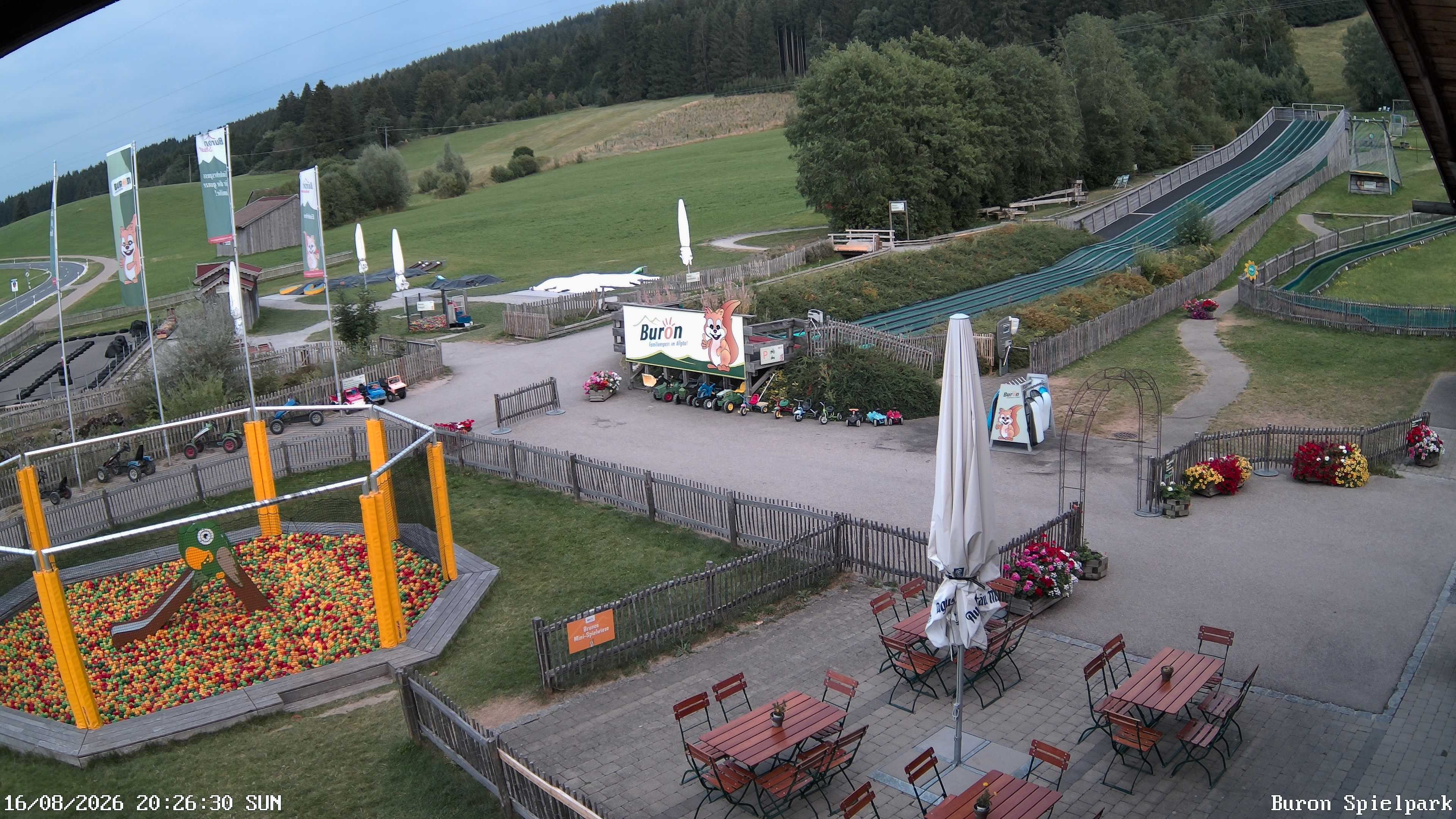 Archiv Foto Webcam Fernsicht auf den Gasthof Buron Stadl im Tal