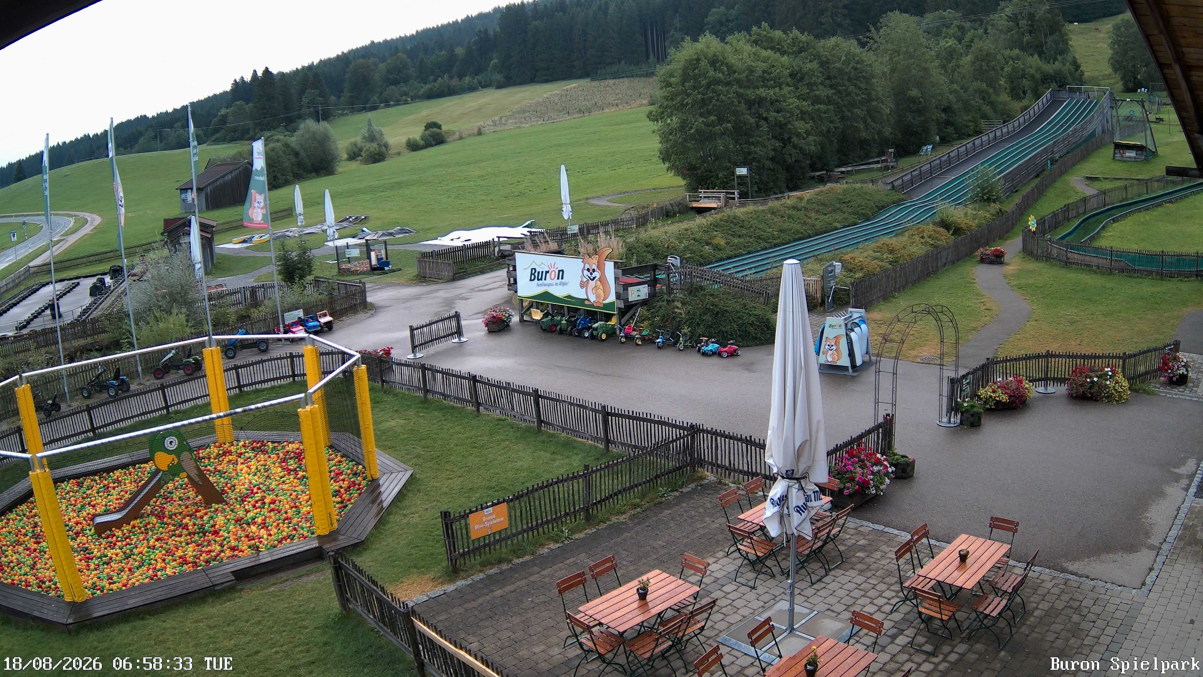 Archiv Foto Webcam Fernsicht auf den Gasthof Buron Stadl im Tal