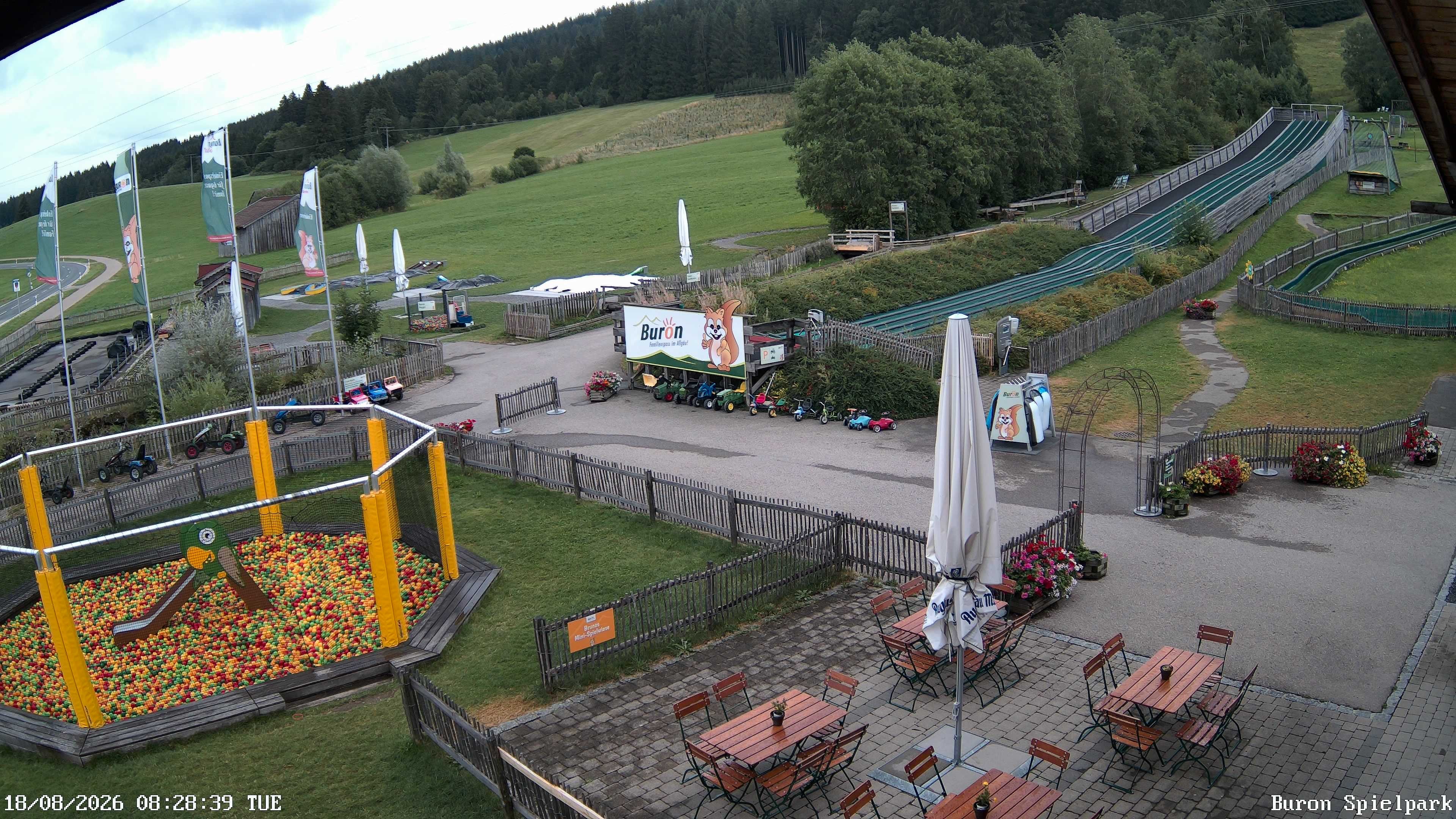 Archiv Foto Webcam Fernsicht auf den Gasthof Buron Stadl im Tal