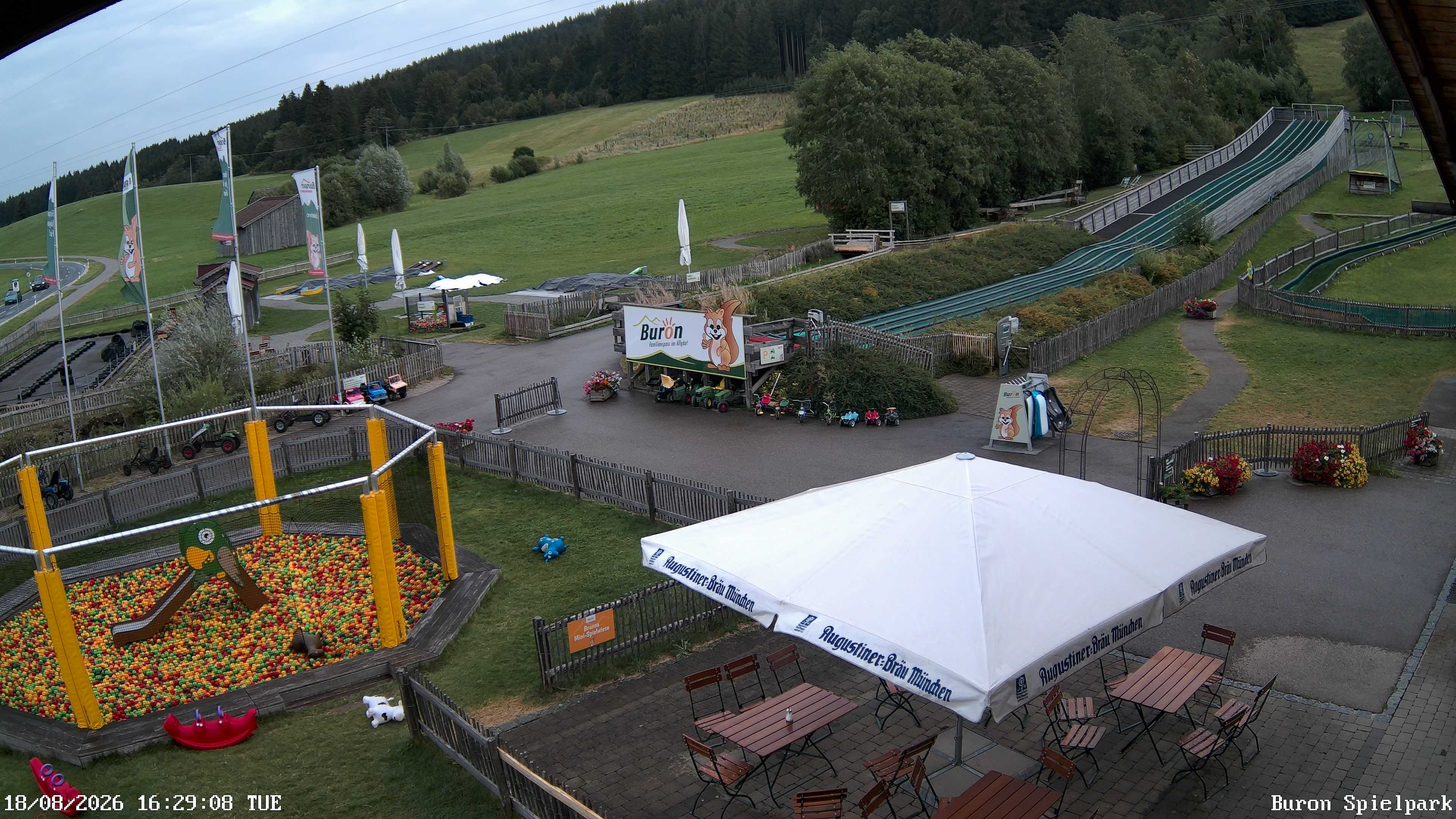 Archiv Foto Webcam Fernsicht auf den Gasthof Buron Stadl im Tal