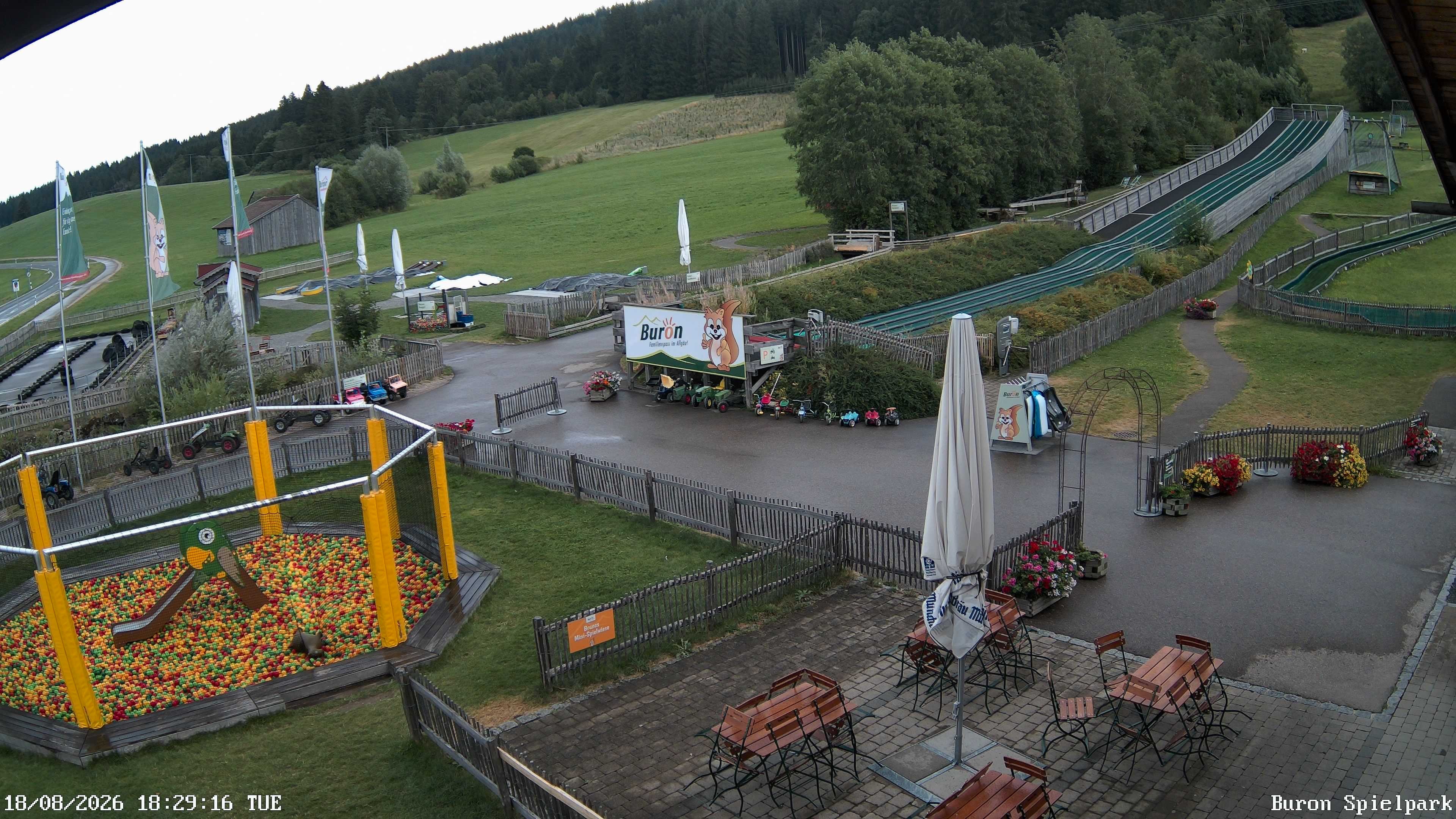 Archiv Foto Webcam Fernsicht auf den Gasthof Buron Stadl im Tal