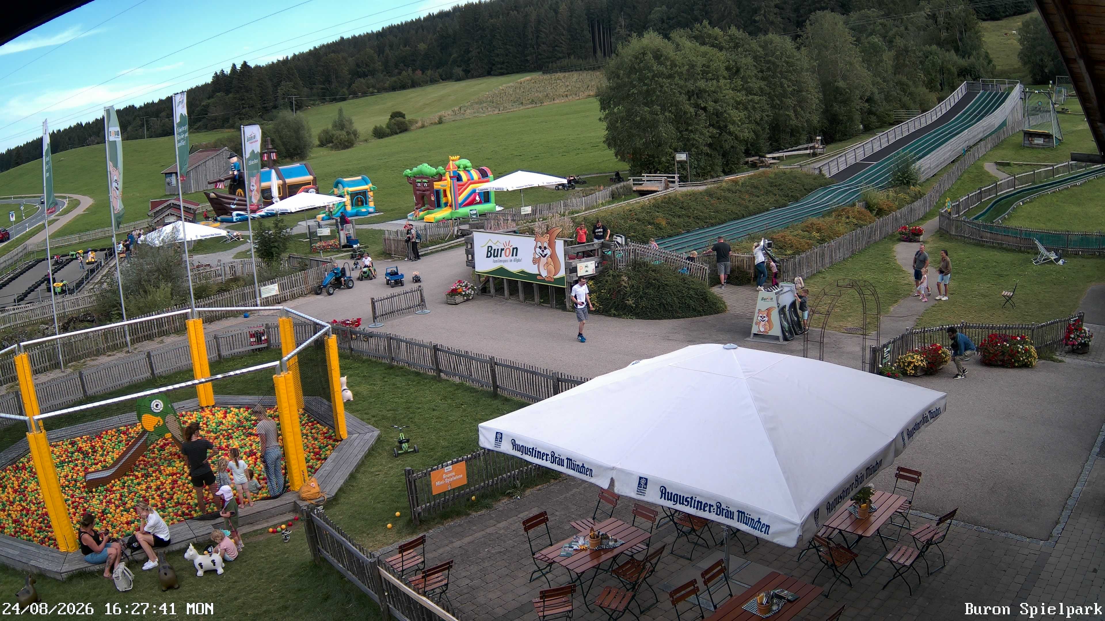 Archiv Foto Webcam Fernsicht auf den Gasthof Buron Stadl im Tal