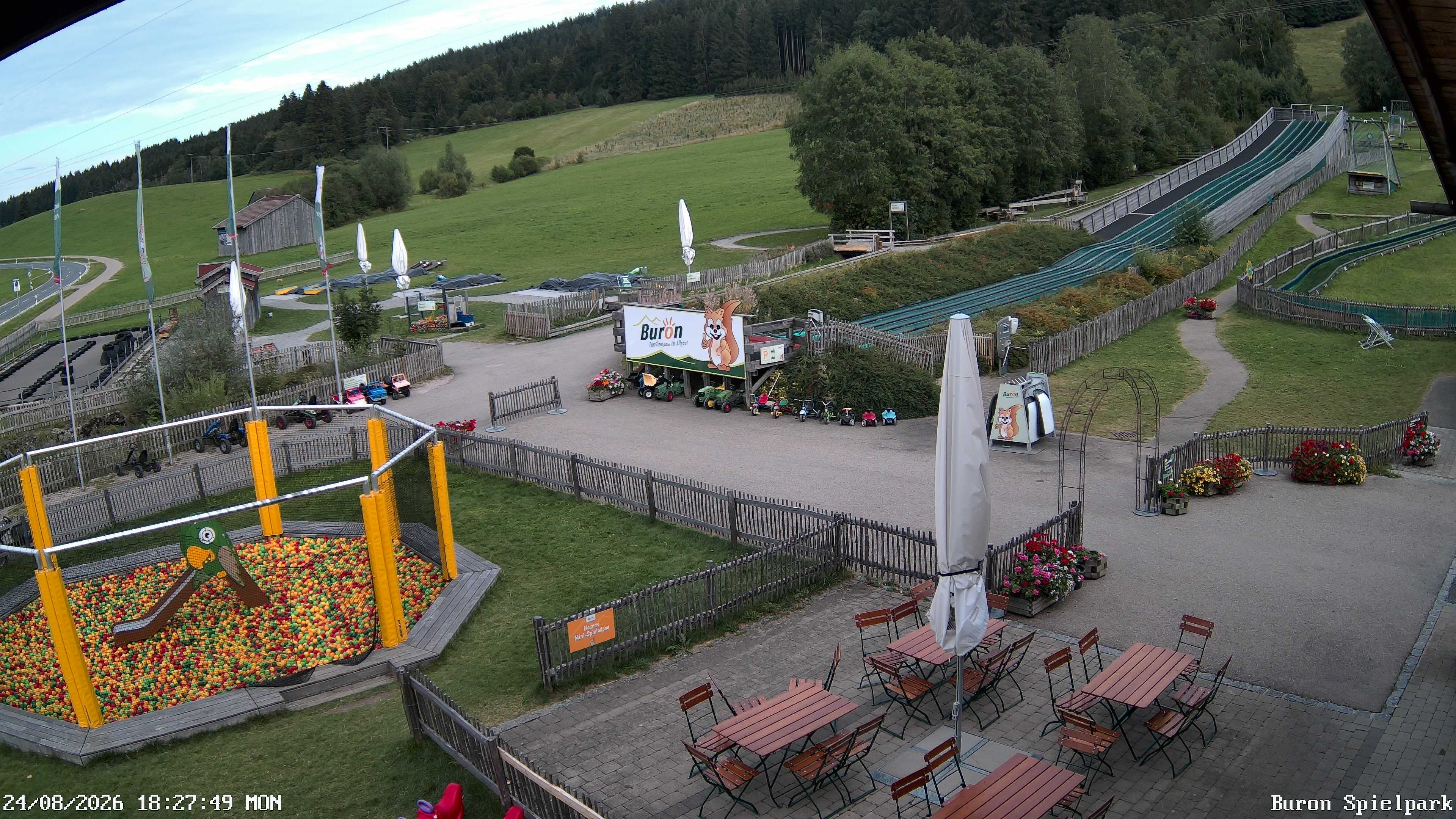 Archiv Foto Webcam Fernsicht auf den Gasthof Buron Stadl im Tal