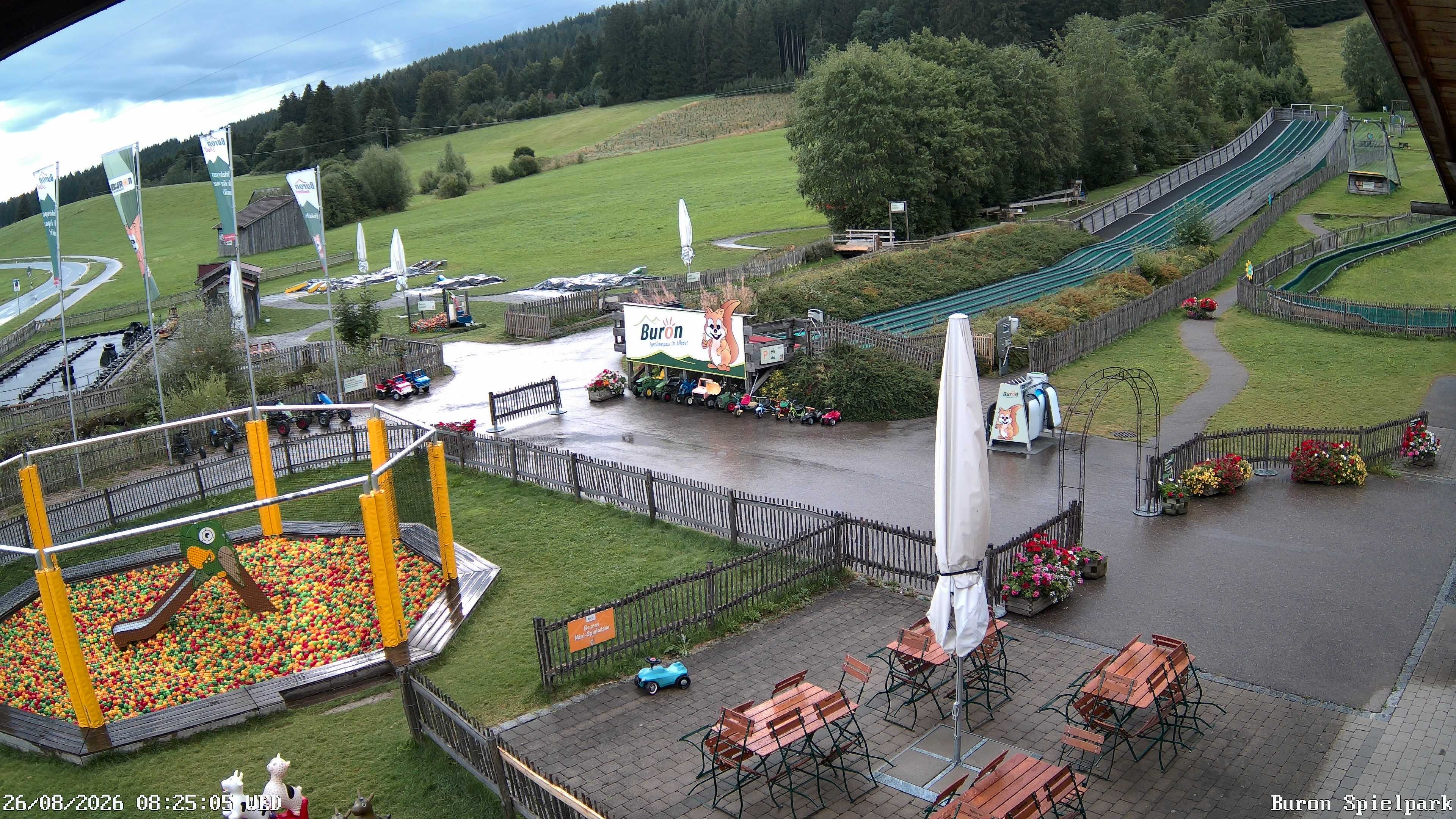 Archiv Foto Webcam Fernsicht auf den Gasthof Buron Stadl im Tal