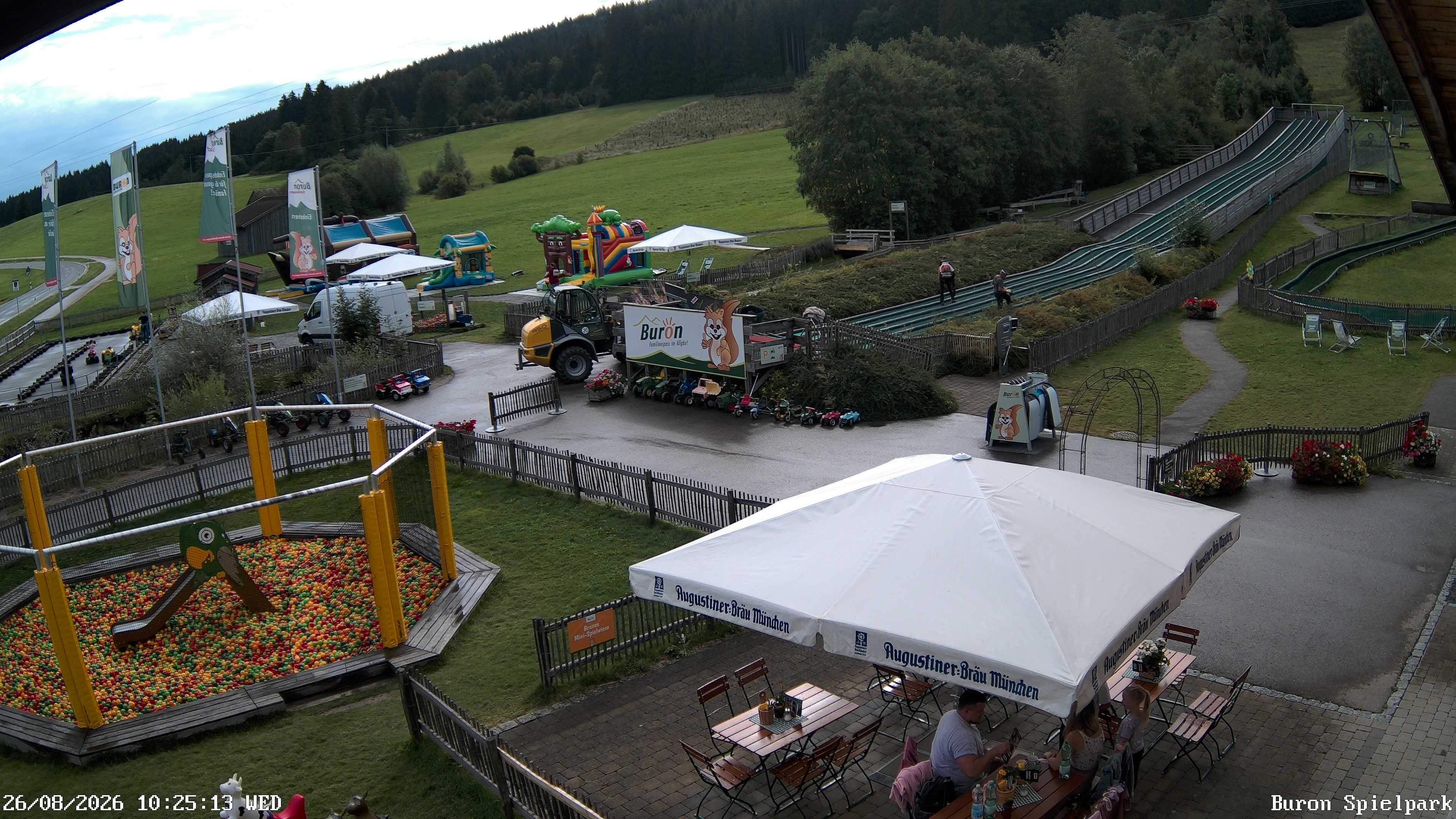 Archiv Foto Webcam Fernsicht auf den Gasthof Buron Stadl im Tal