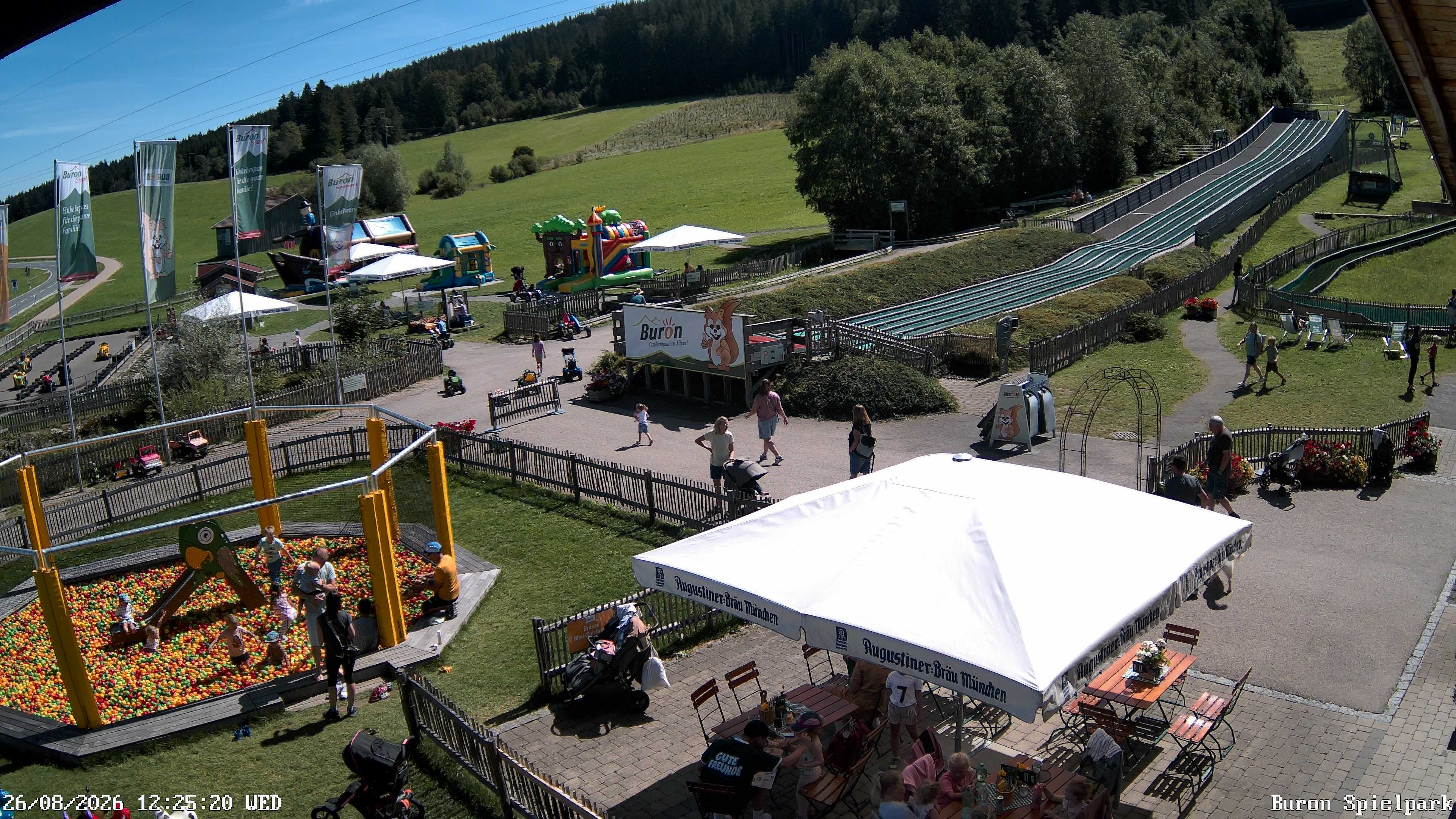 Archiv Foto Webcam Fernsicht auf den Gasthof Buron Stadl im Tal
